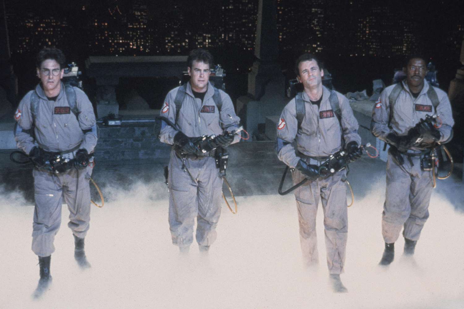 Harold Ramis, Dan Aykroyd, Bill Murray, Ernie Hudson Ghostbusters - 1984