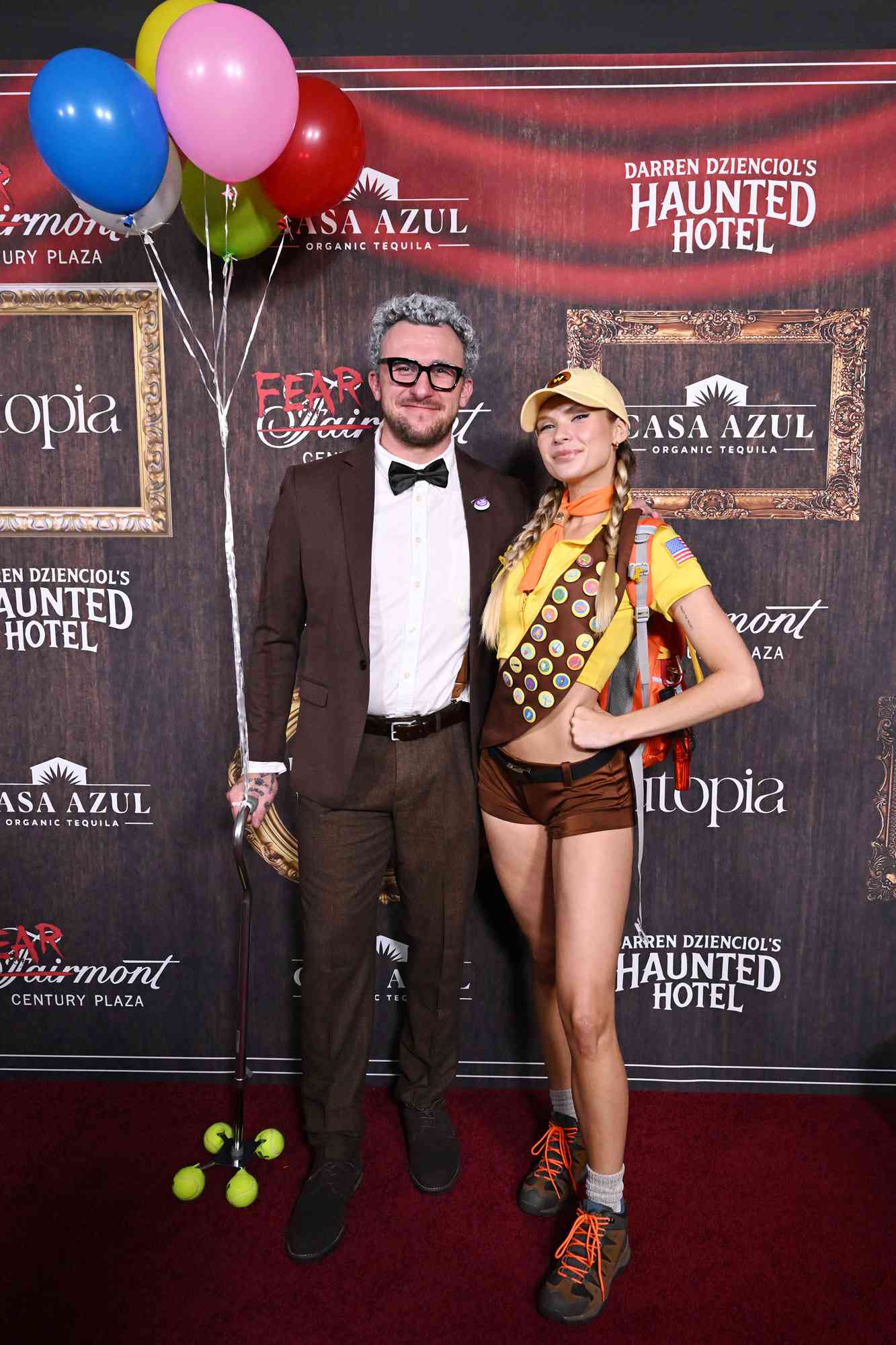 Johnny Manziel, Josie Canseco at the Darren Dzienciol's Haunted Hotel held at Fairmont Century Plaza on November 01, 2024 in Los Angeles, California