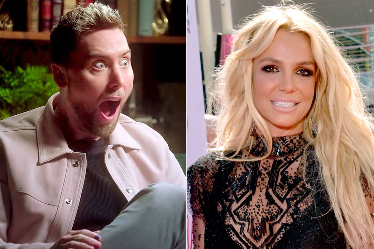 lance bass, britney spears