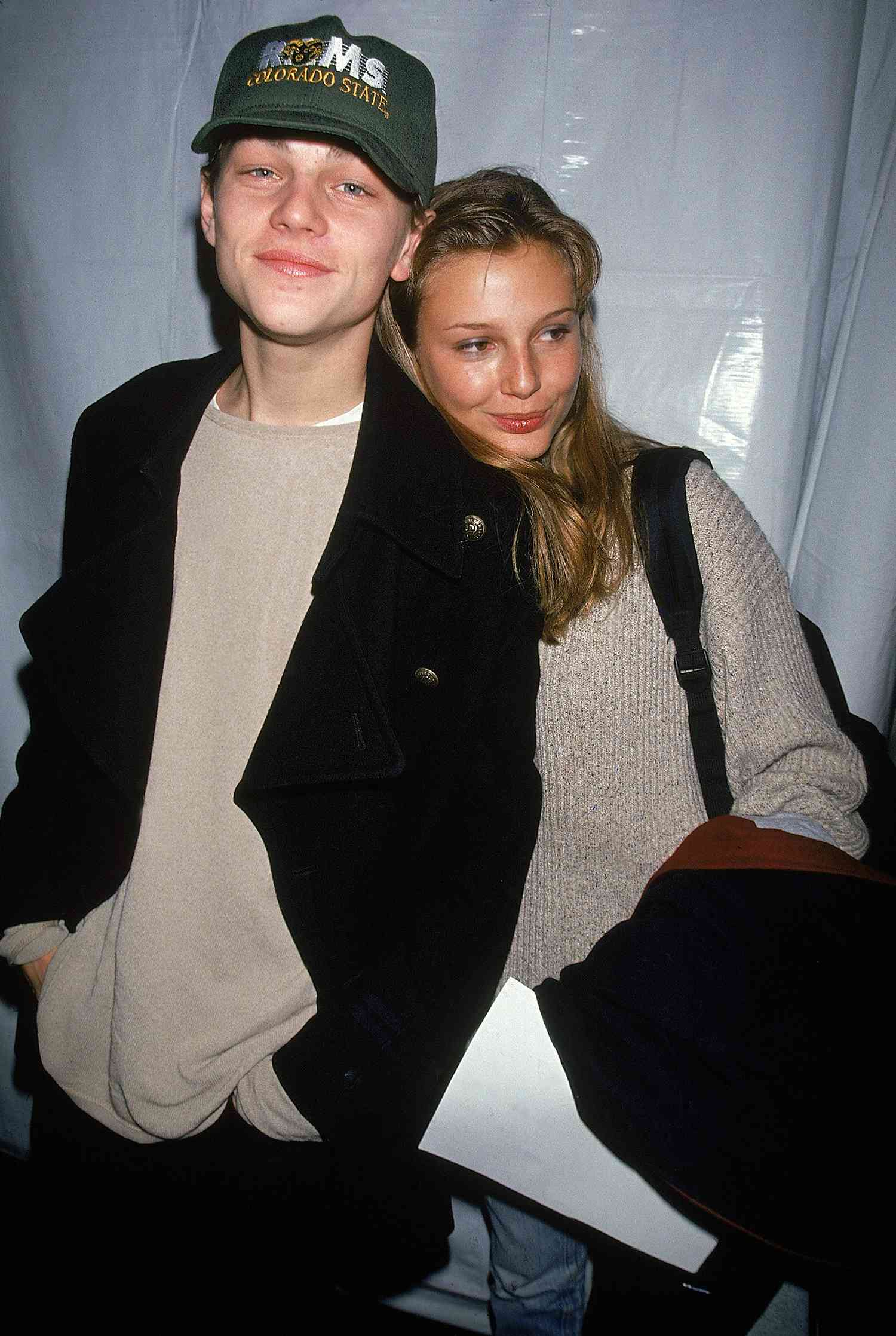 Leonardo DiCaprio w. model Bridget Hall.