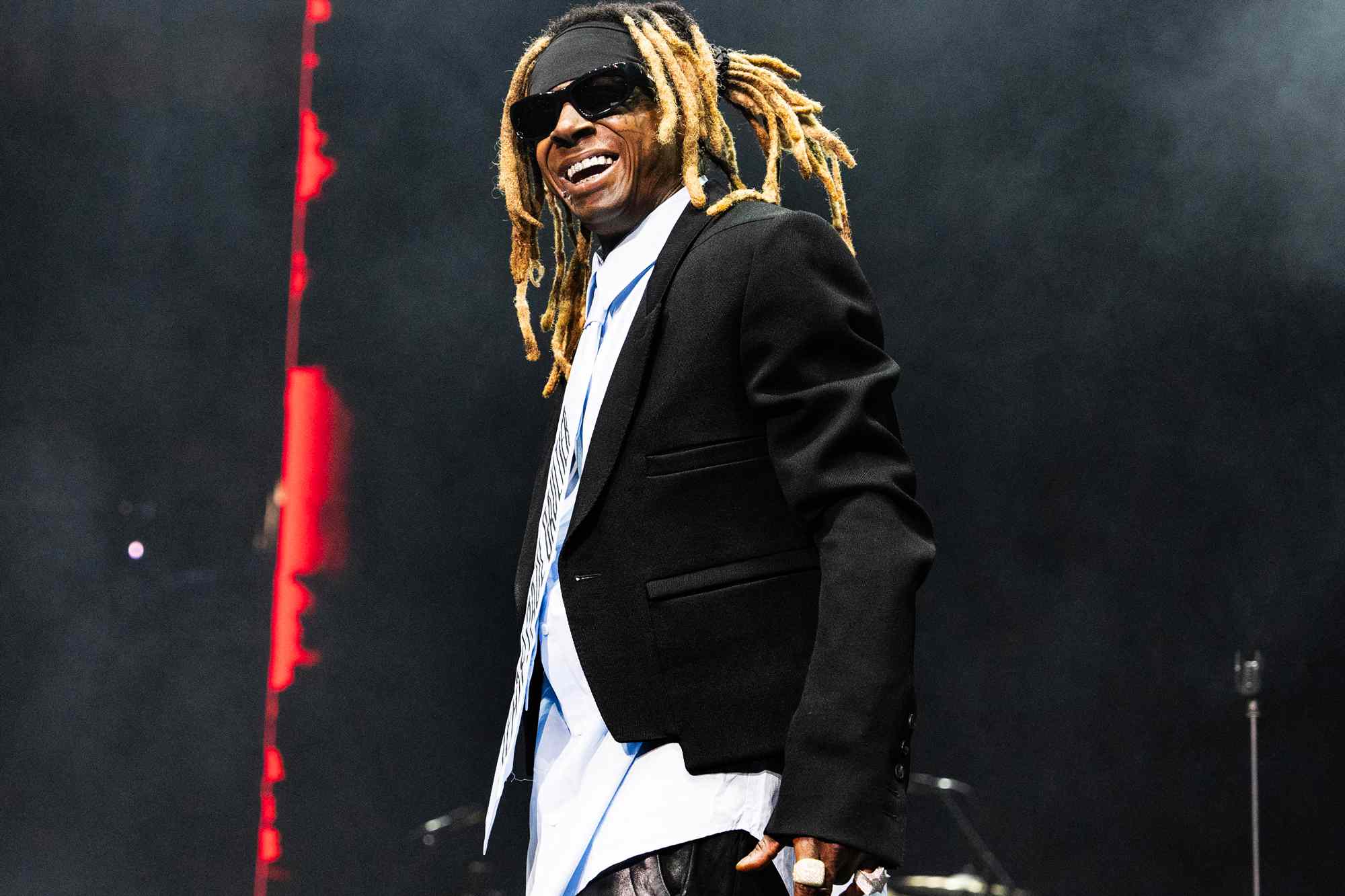 Lil Wayne performs during Lil Weezyana Fest 2024 at Smoothie King Center on November 02, 2024 in New Orleans, Louisiana. 