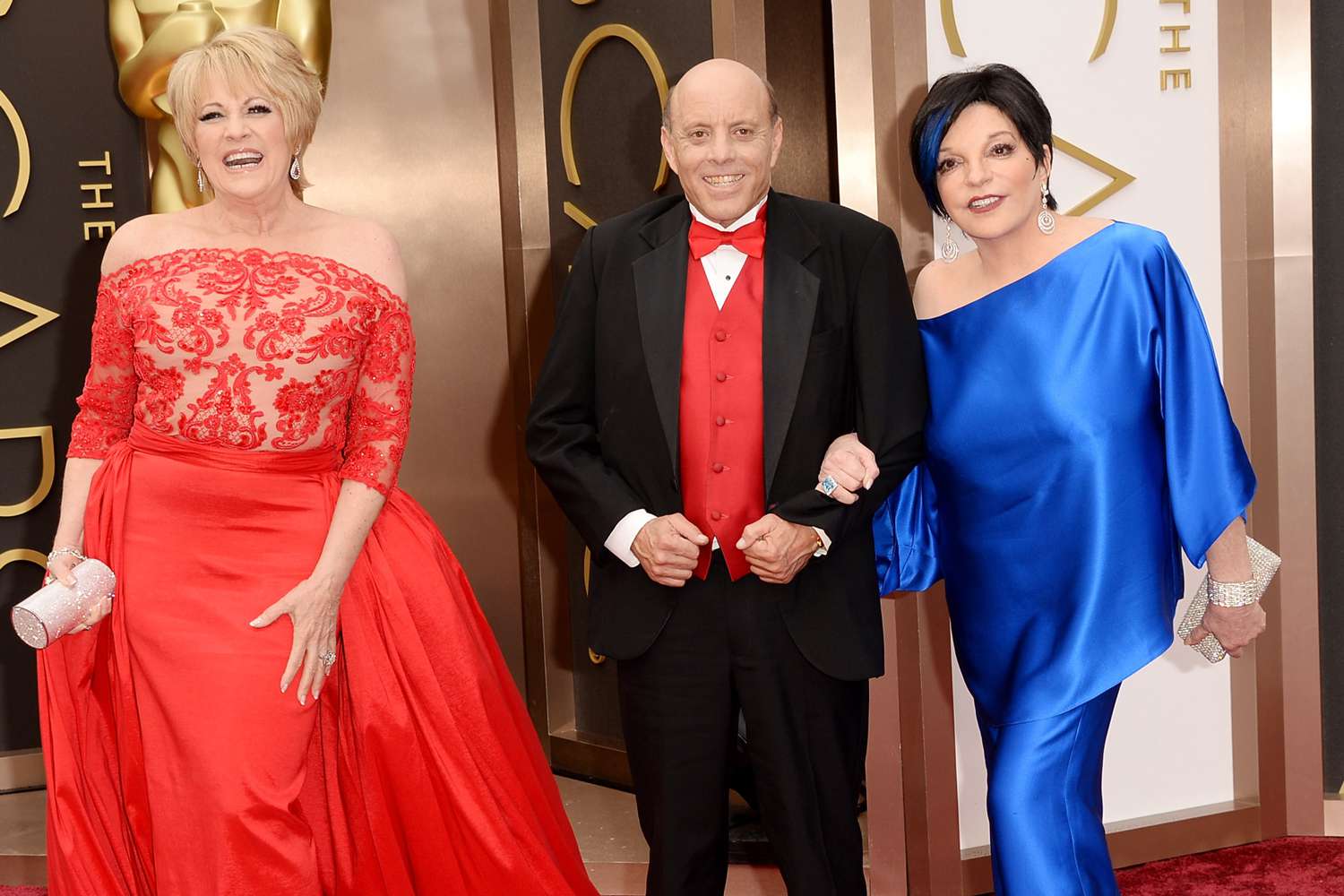 Lorna Luft, Joseph Luft and Liza Minnelli attend the Oscars held at Hollywood & Highland Center on March 2, 2014 in Hollywood, California.