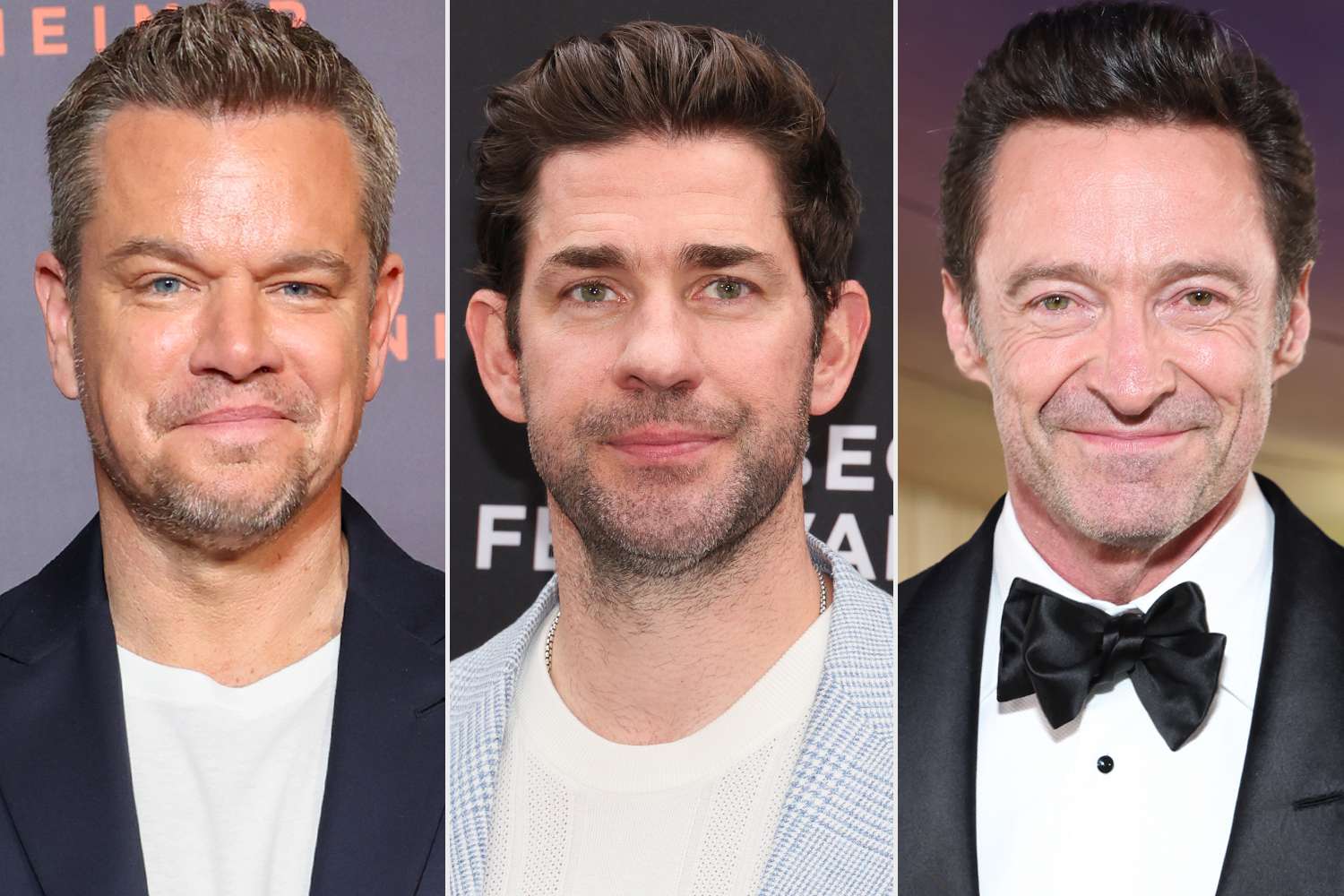 Matt Damon attends the "Oppenheimer" premiere; John Krasinski attends Paramount's "A Quiet Place: Day One" ; Hugh Jackman attends The 2024 Met Gala Celebrating "Sleeping Beauties: Reawakening Fashion" 