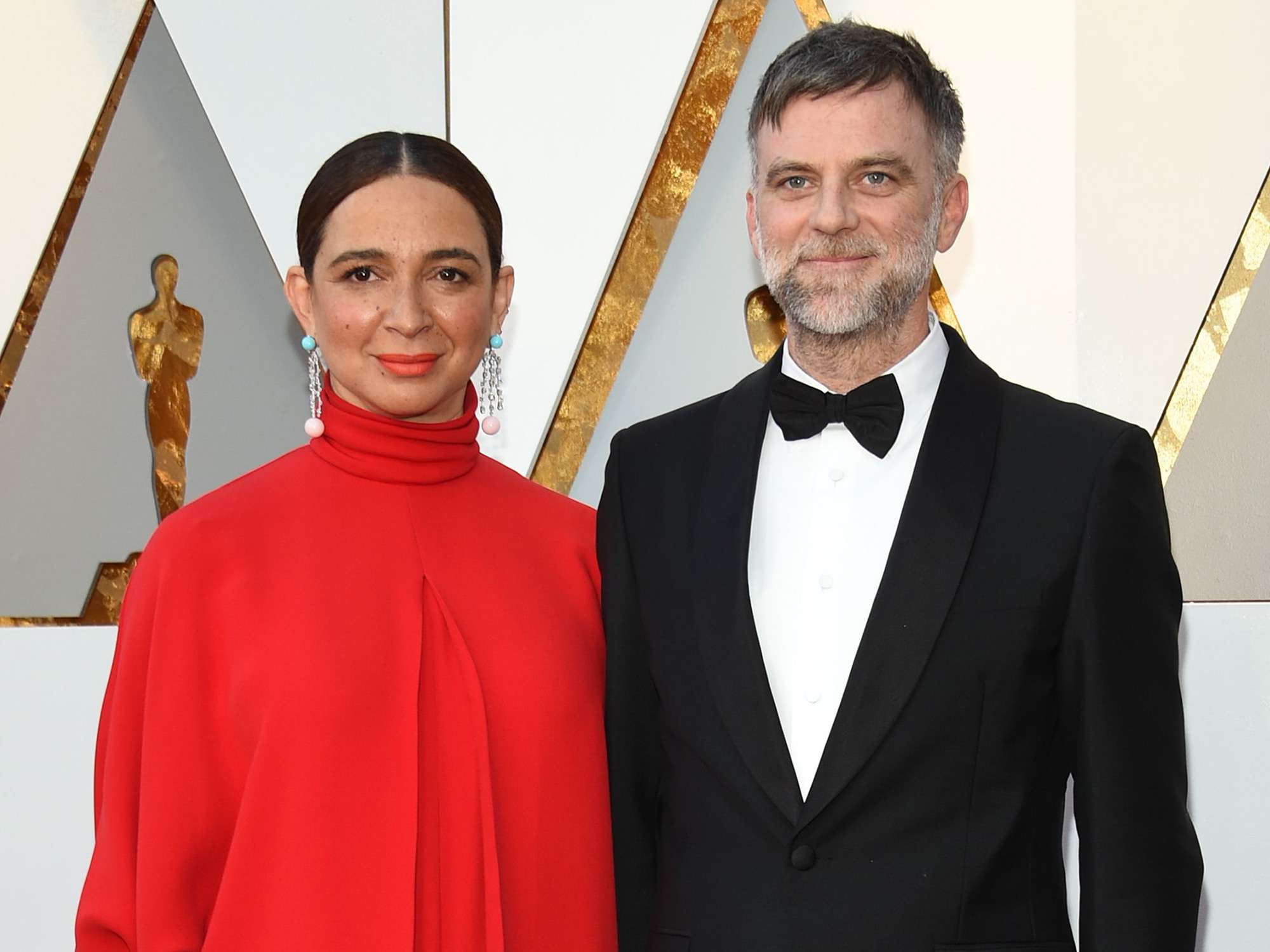 Maya Rudolph and Director Paul Thomas Anderson arrive for the 90th Annual Academy Awards