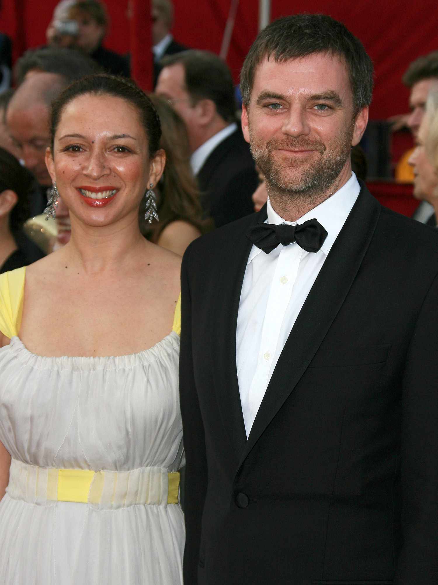 Maya Rudolph and Paul Thomas Anderson at the 80th Annual Academy Awards