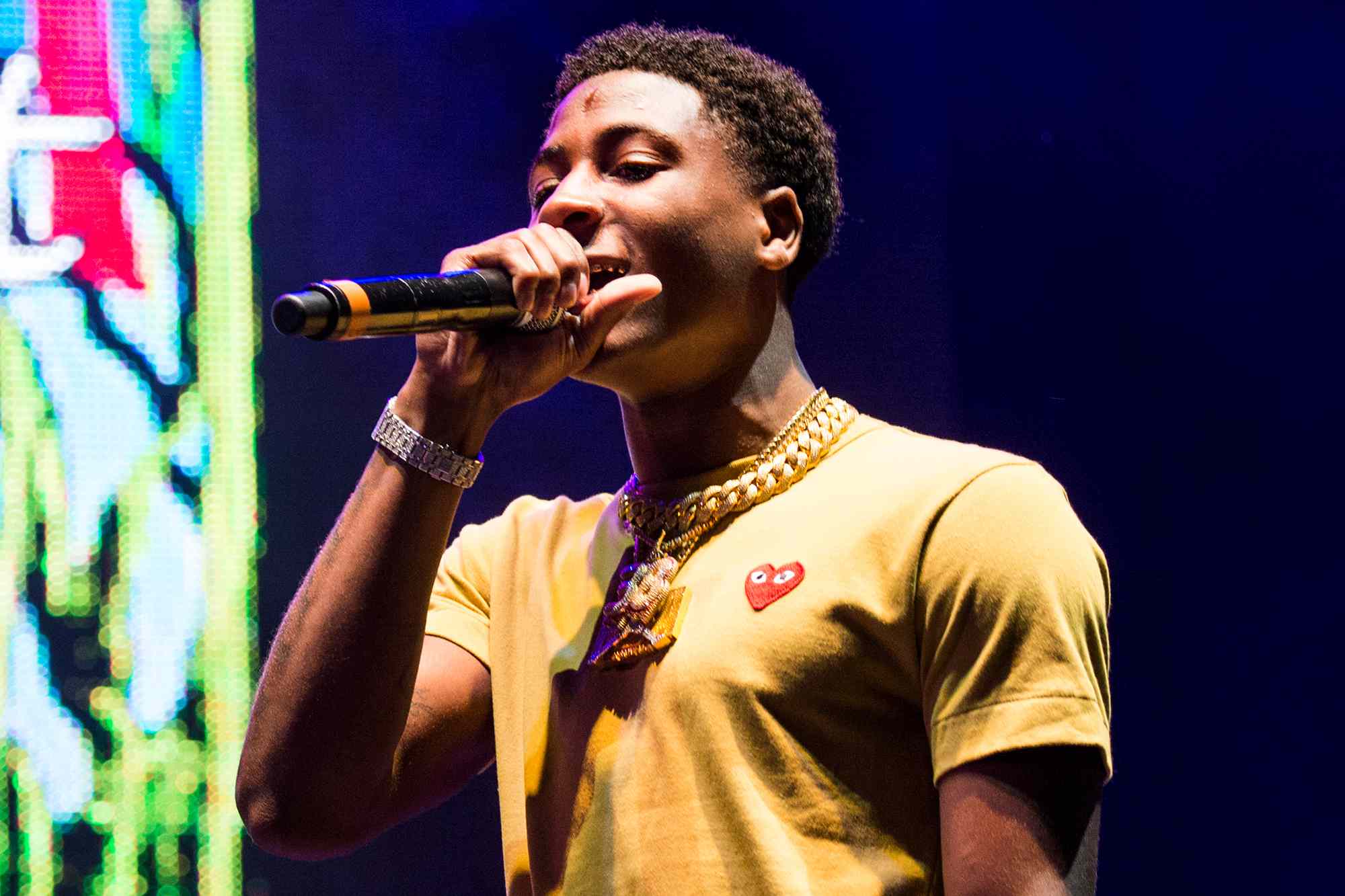 YoungBoy Never Broke Again performs during Lil Weezyana at Champions Square on August 25, 2017 in New Orleans, Louisiana.