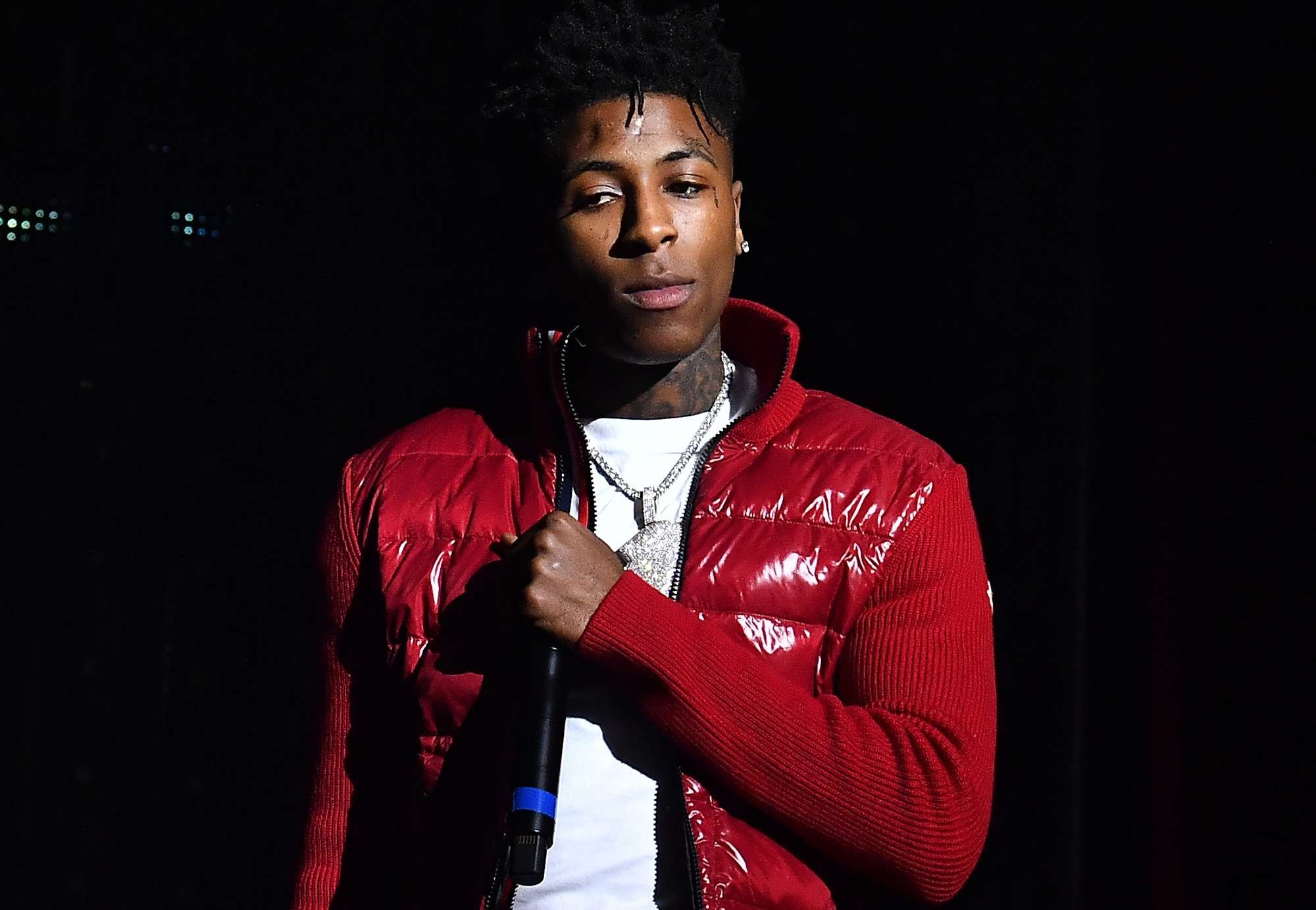 NBA YoungBoy performs onstage during Lil Baby & Friends concert to promote the new release of Lil Baby's new album "Street Gossip" on November 29, 2018 in Atlanta, Georgia.