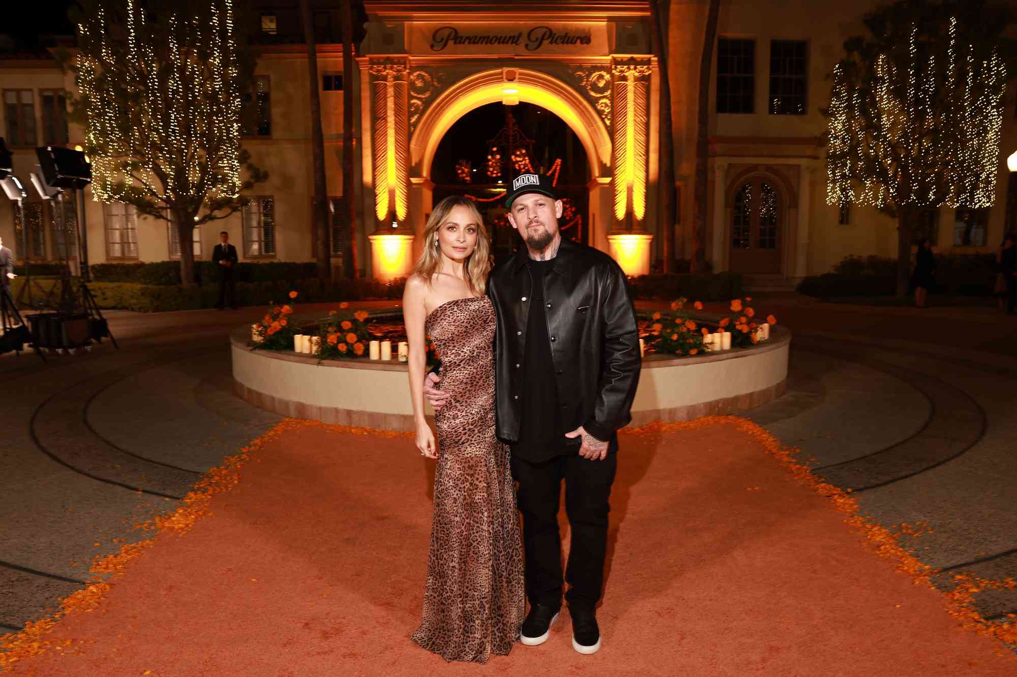 Nicole Richie and Joel Madden attend Carlos Eric Lopez's Fourth Annual Dia De Muertos Gala at Paramount Pictures Studios on November 01, 2024 in Hollywood, California.