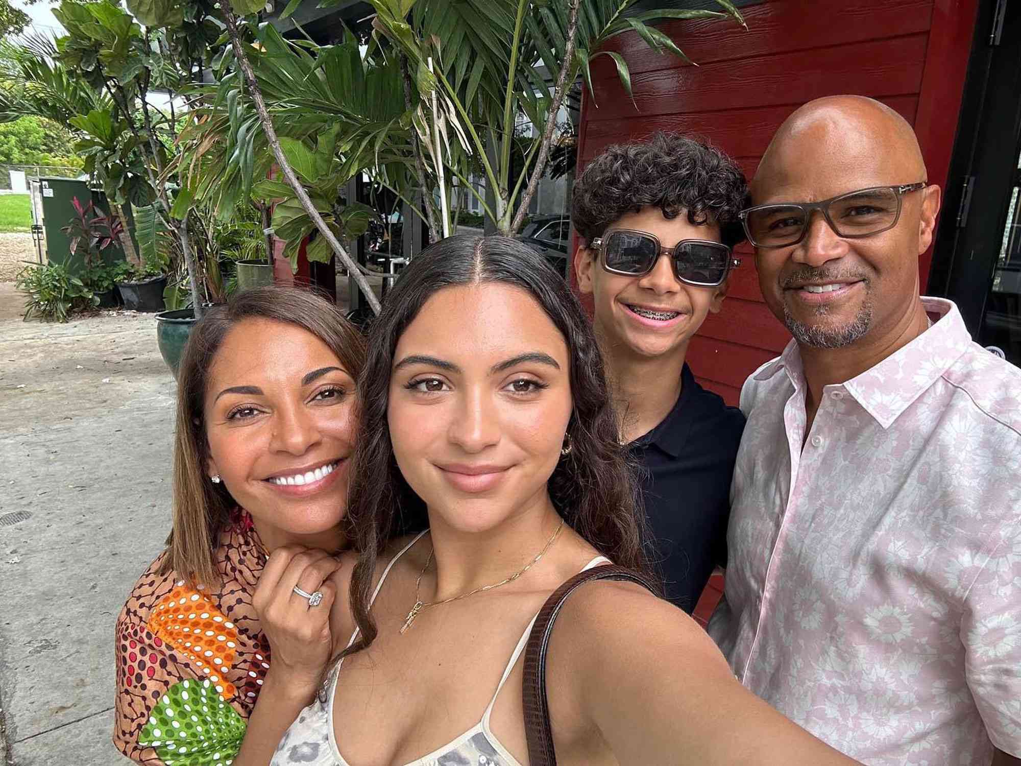 Salli Richardson-Whitfield, Parker Whitfield, Dre Whitfield, and Dondre T. Whitfield.