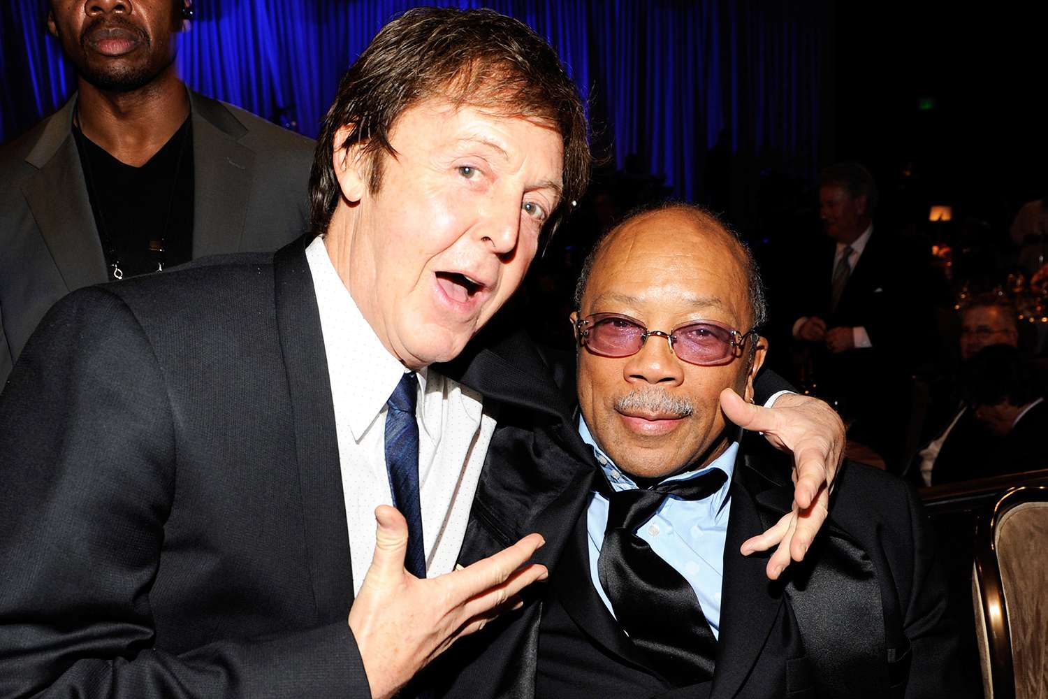 Sir Paul McCartney and Quincy Jones attends the 2009 GRAMMY Salute To Industry Icons honoring Clive Davis at the Beverly Hilton Hotel on February 7, 2009 in Beverly Hills, California