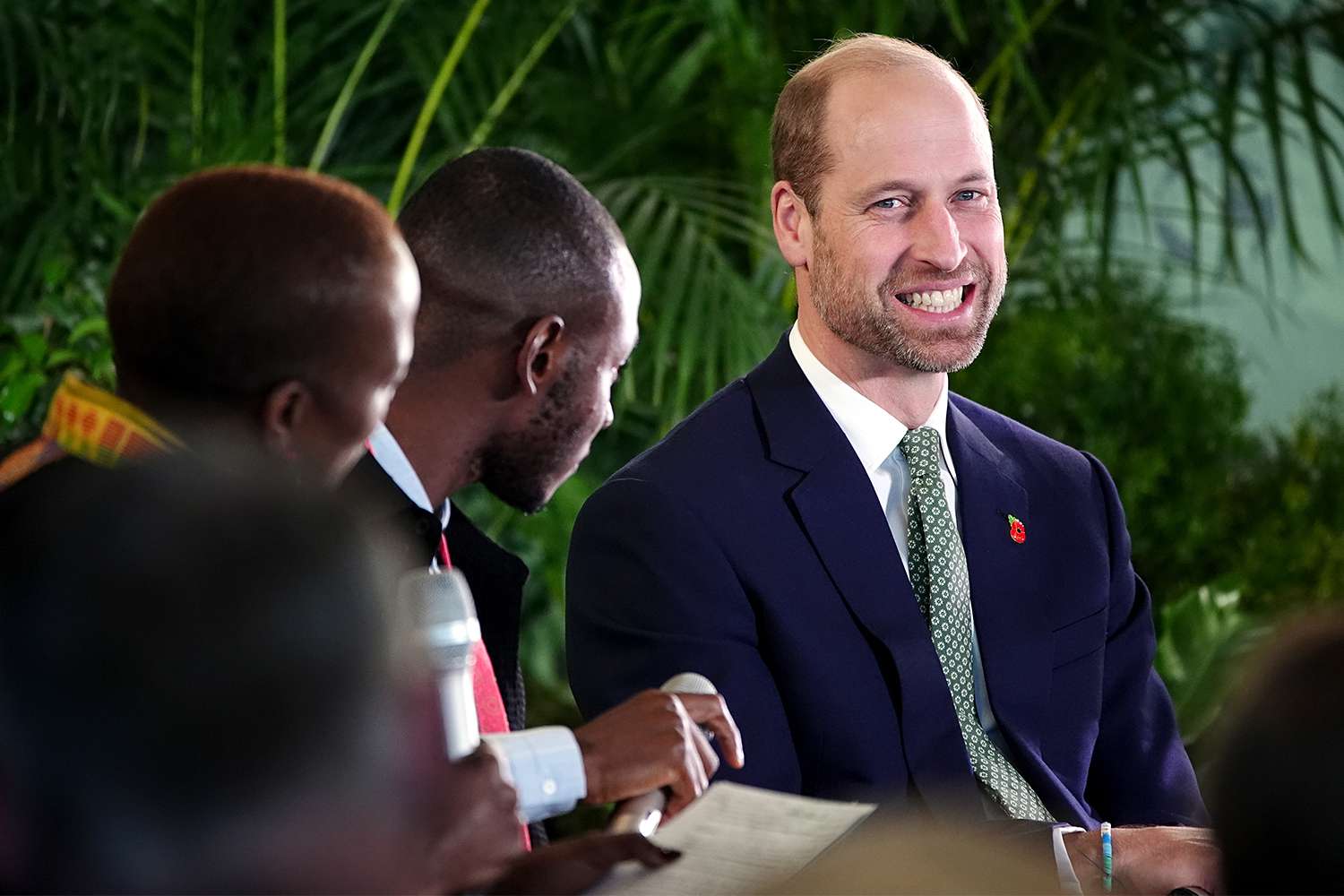 Prince William, Prince of Wales attends Earthshot+ at Portside Tower on November 5, 2024 in Cape Town, South Africa. During his visit, The Prince of Wales attended the fourth annual Earthshot Prize Awards and engaged in various environmental initiatives and participated in events held in Cape Town