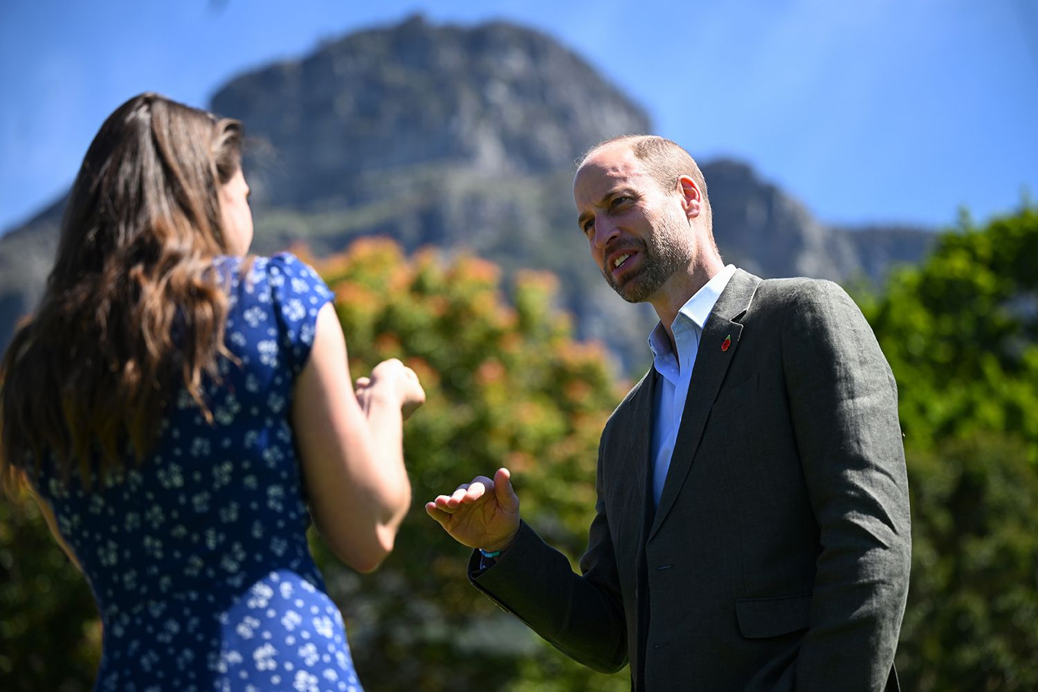 Prince William, Prince of Wales meets with the 2024 Earthshot Prize finalists at Kirstenbosch National Botanical Garden on November 6, 2024 in Cape Town, South Africa