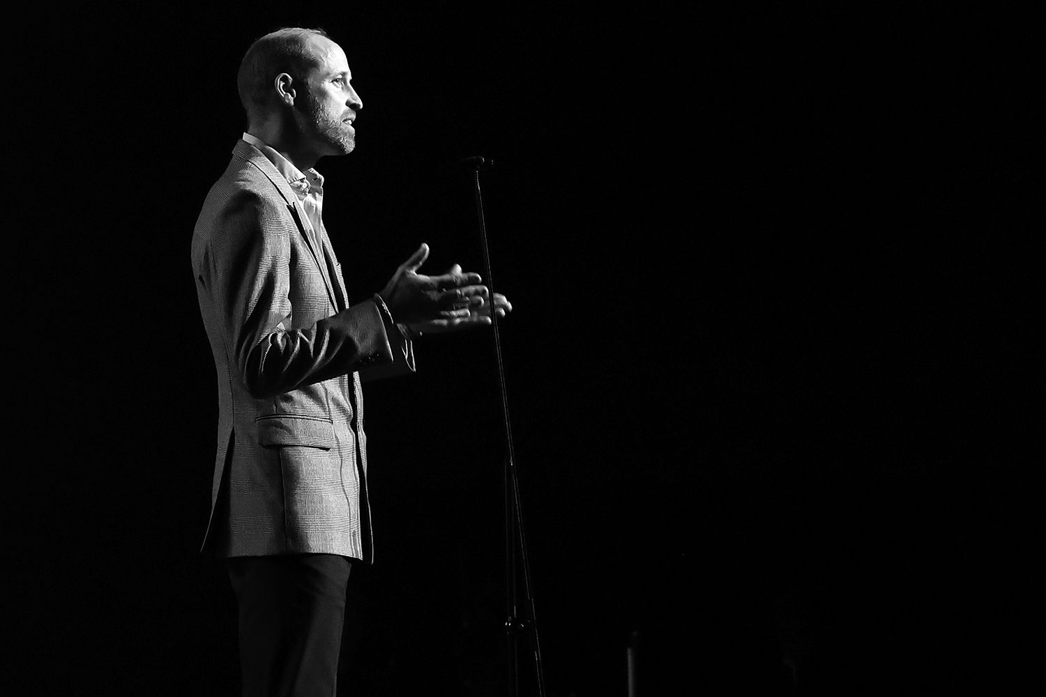 In this image released on November 07, 2024, President and Founder of the Earthshot Prize, Prince William, Prince of Wales on stage during the 2024 Earthshot Prize Awards Ceremony on November 06, 2024 in Cape Town, South Africa