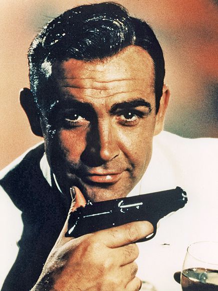 GOLDFINGER, Sean Connery, portrait, 1964