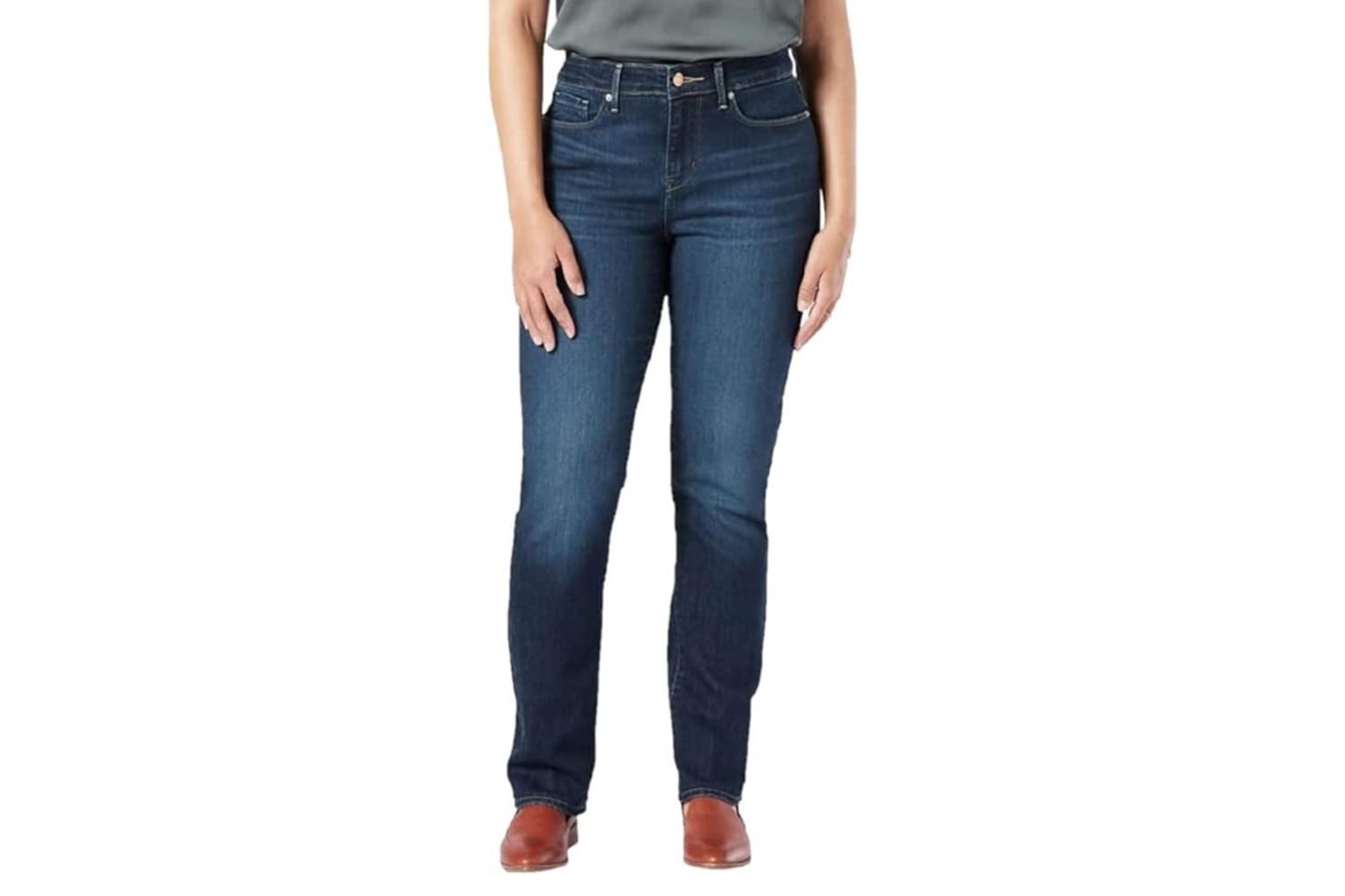 Amazon Signature by Levi Strauss & Co womens Modern Straight Jeans