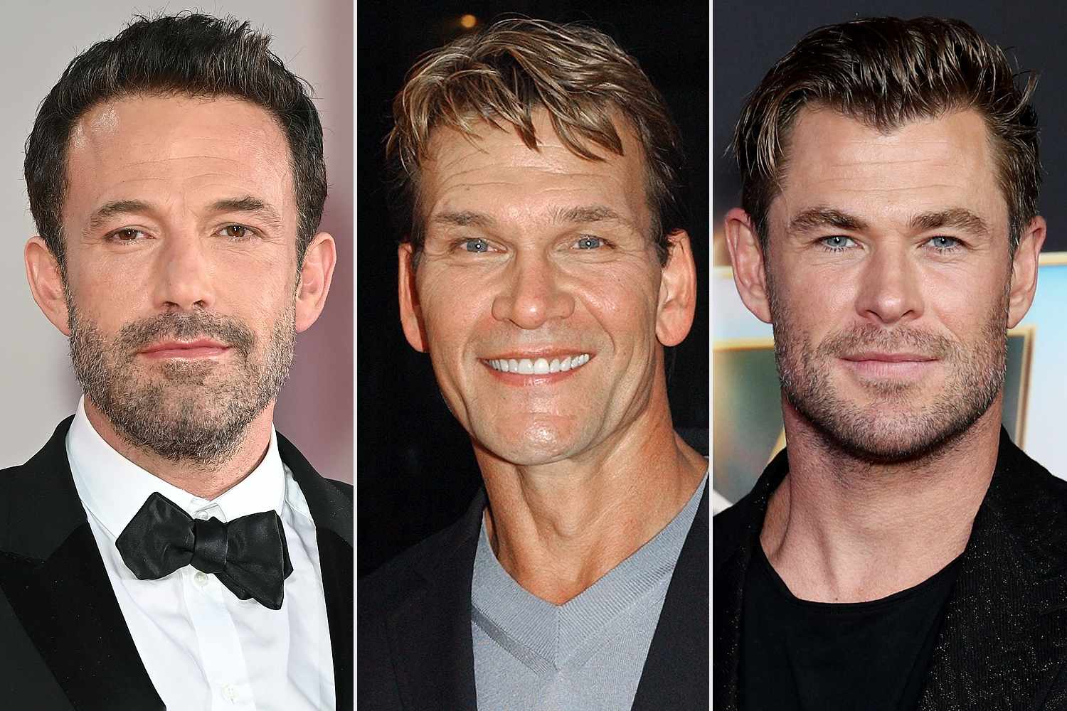 Patrick Swayze, Ben Affleck, Chris Hemsworth