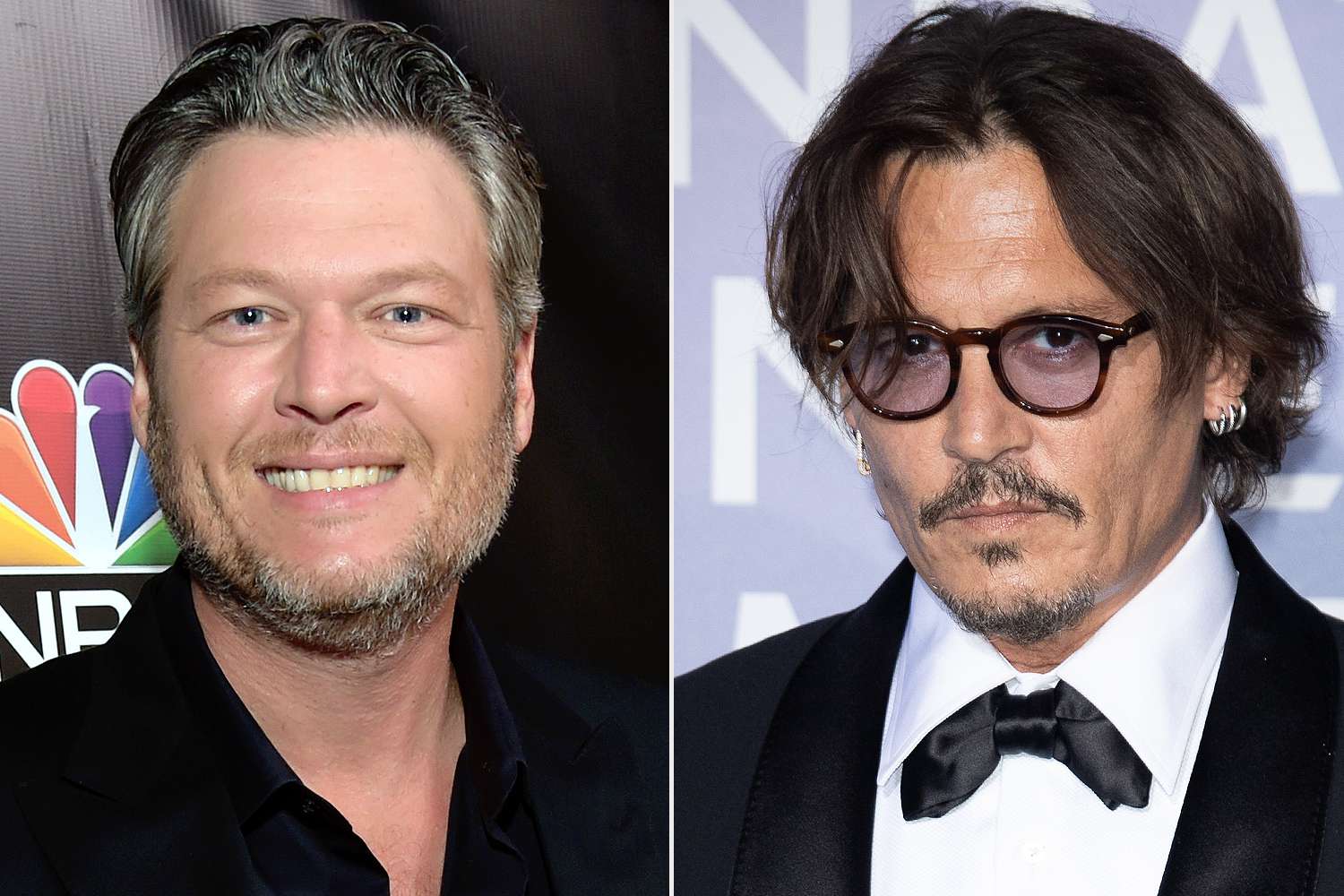 Johnny Depp and Blake Shelton