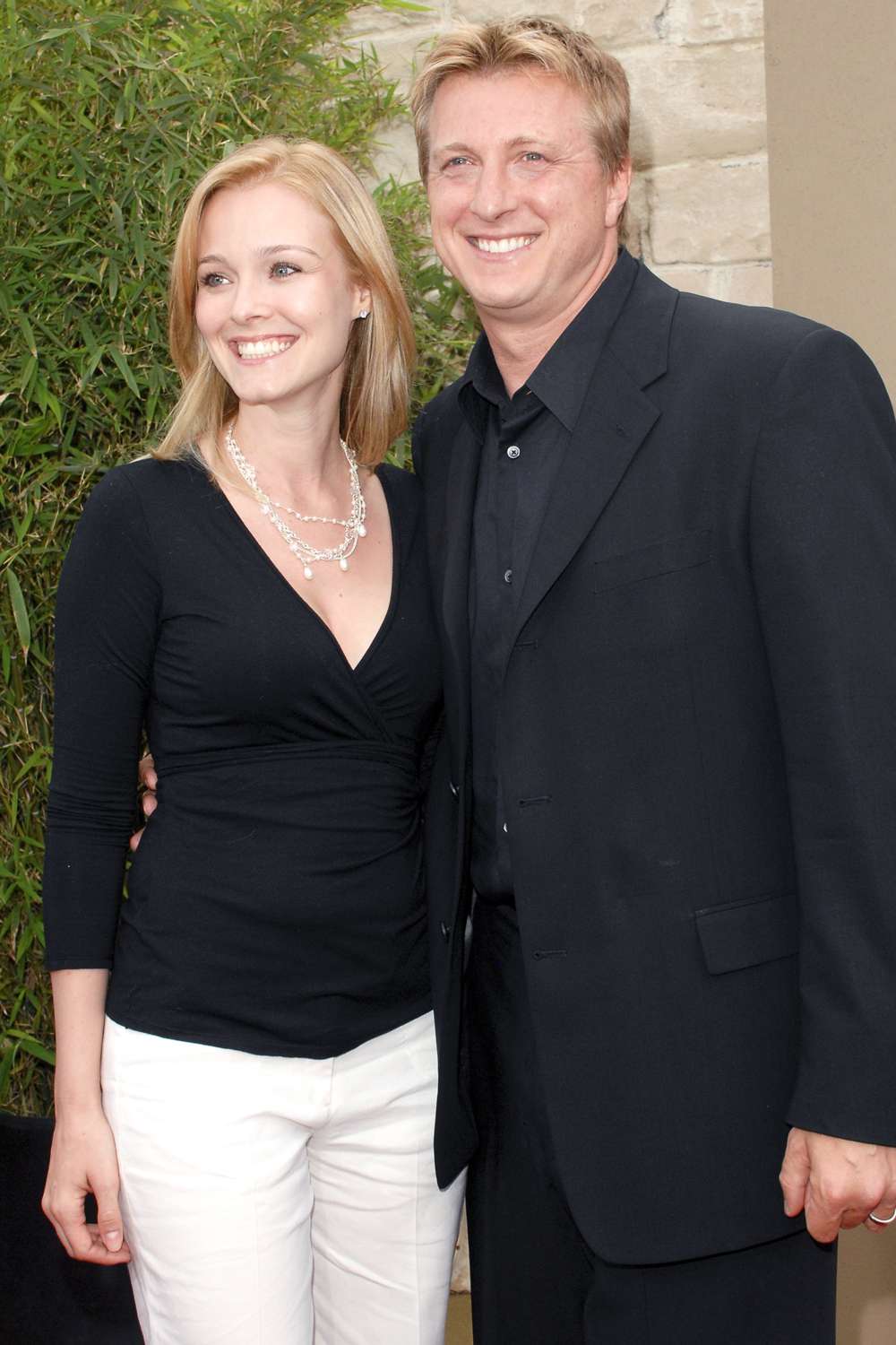 Stacie Zabka and William Zabka attend the premiere of Columbia Pictures' The Karate Kid at Mann's Village Theatre on June 7, 2010 in Westwood, California.