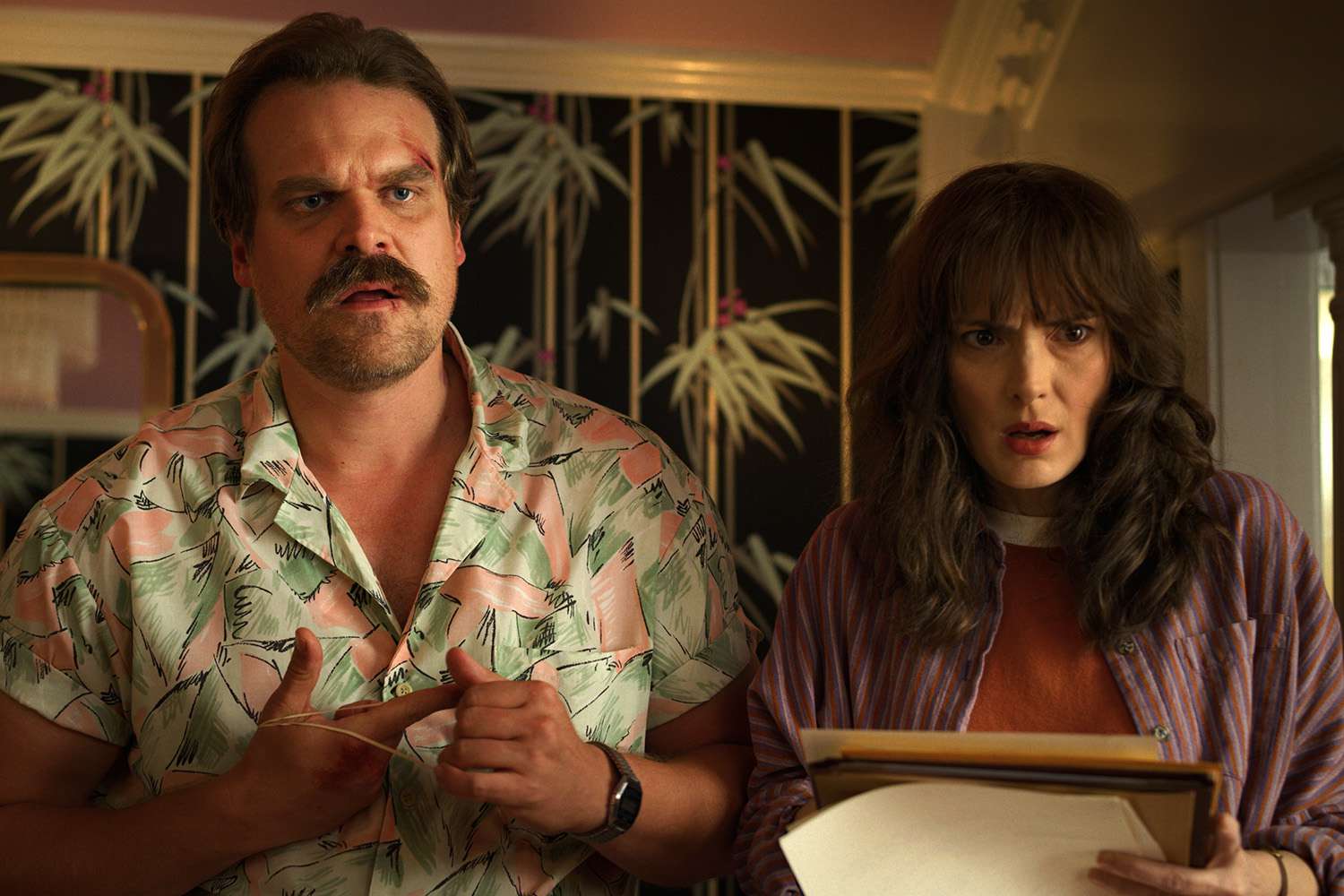 STRANGER THINGS - David Harbour, Winnona Ryder