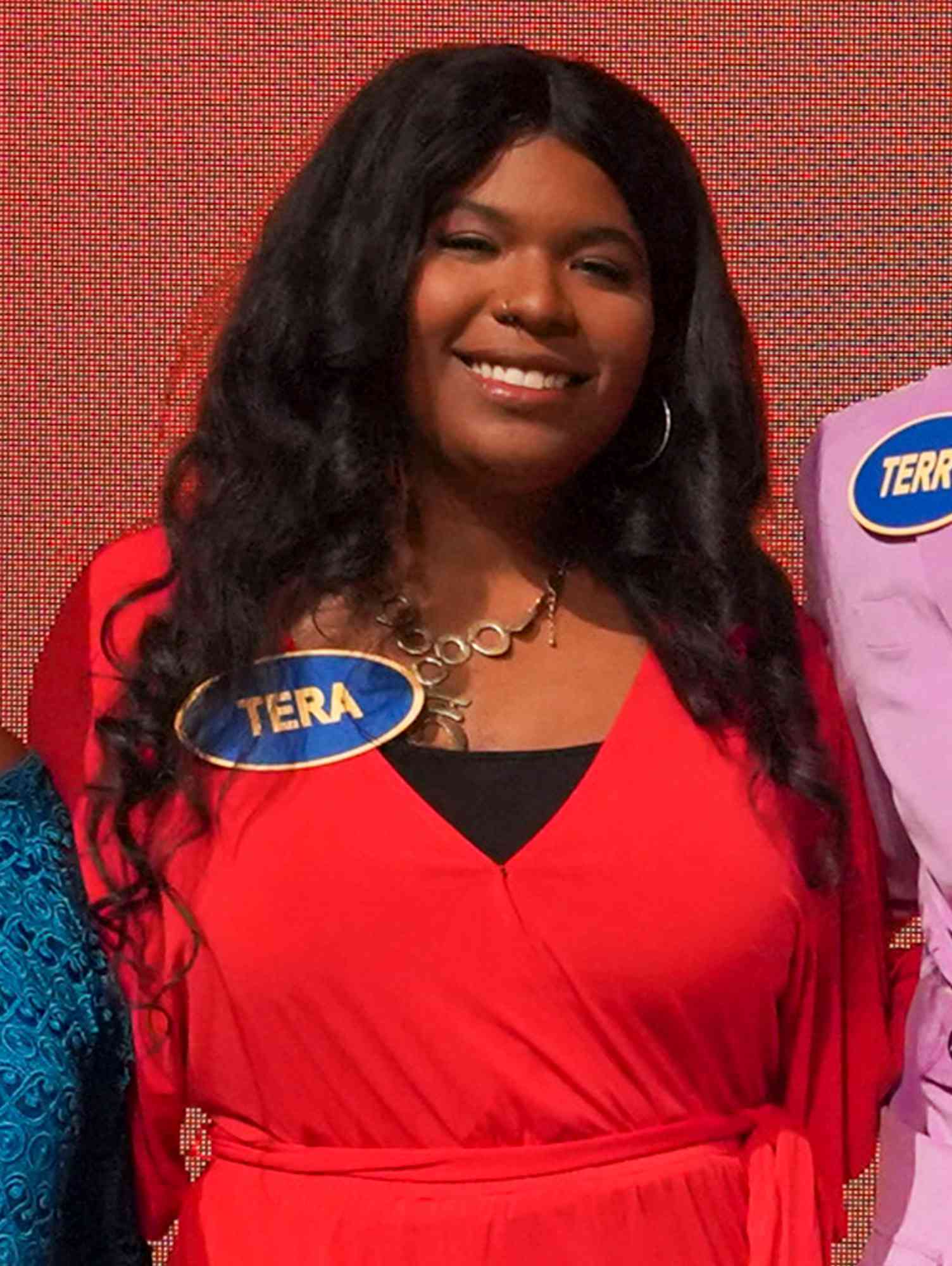 Tera Crews on CELEBRITY FAMILY FEUD