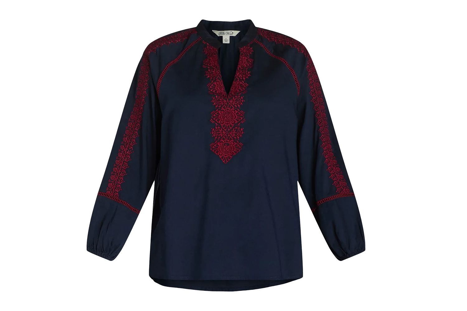 The Pioneer Woman Embroidered Blouse, Women’s and Women’s Plus, Sizes XS-3X