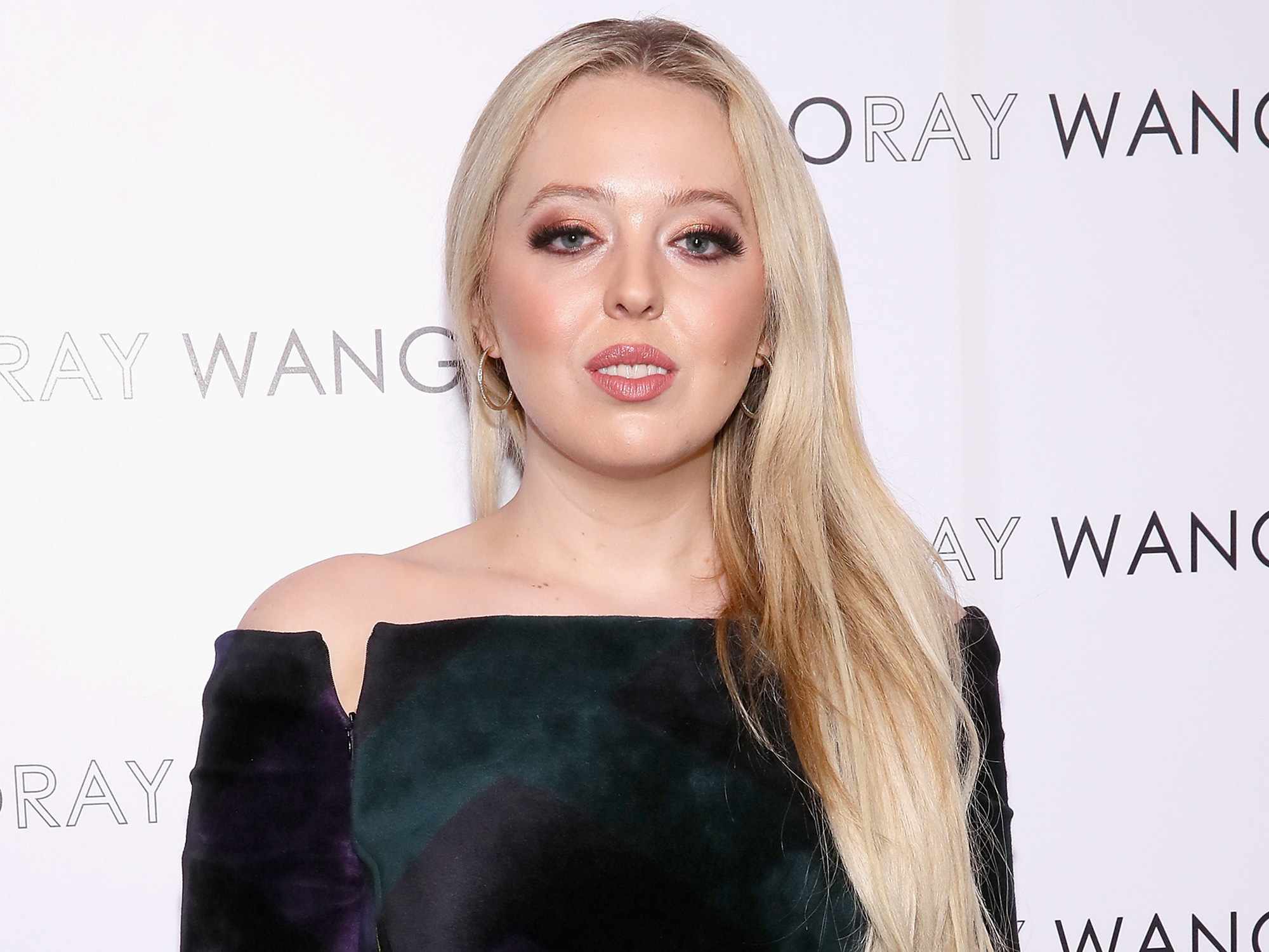 Tiffany Trump poses backstage for Taoray Wang fashion show during New York Fashion Week: The Shows at Gallery II 