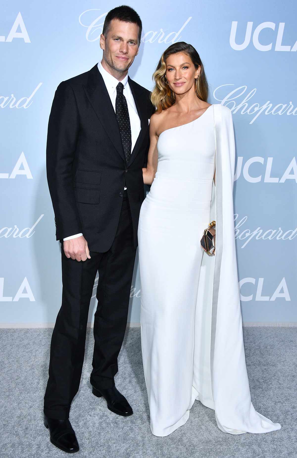 om Brady and Gisele Bundchen arrives at the 2019 Hollywood For Science Gala