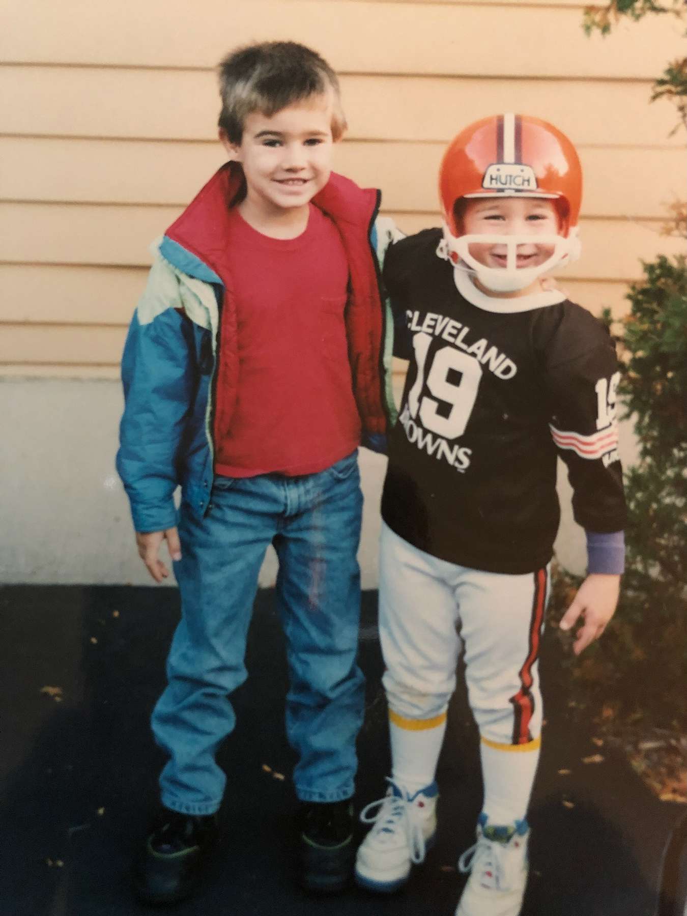 Throwback of Travis and Jason Kelce