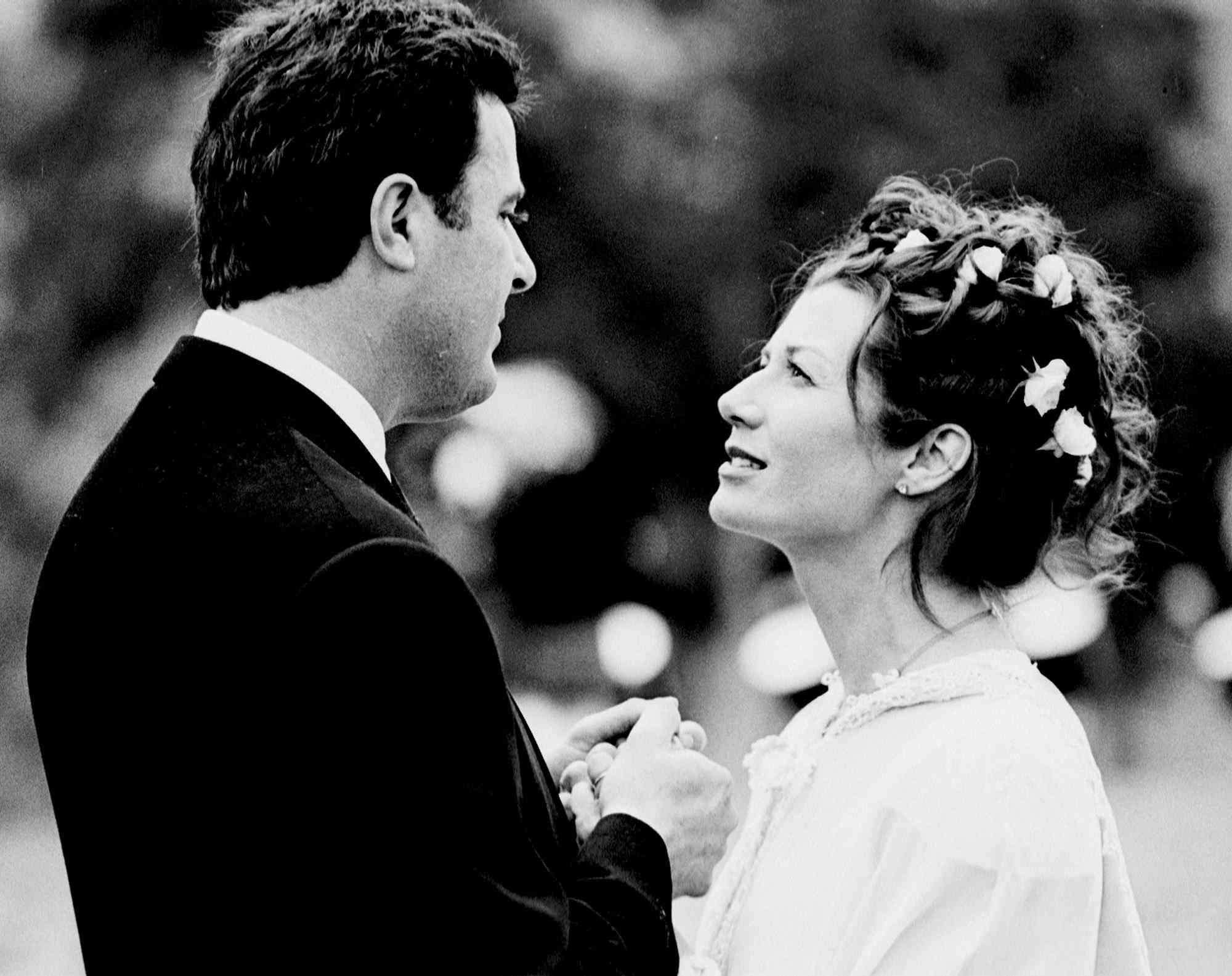 Vince Gill and Amy Grant are seen at their wedding on Friday, March 10, 2000, in Nashville, Tenn. They were married Friday in Williamson County south of Nashville. A reception followed at Grant's Nashville home. 