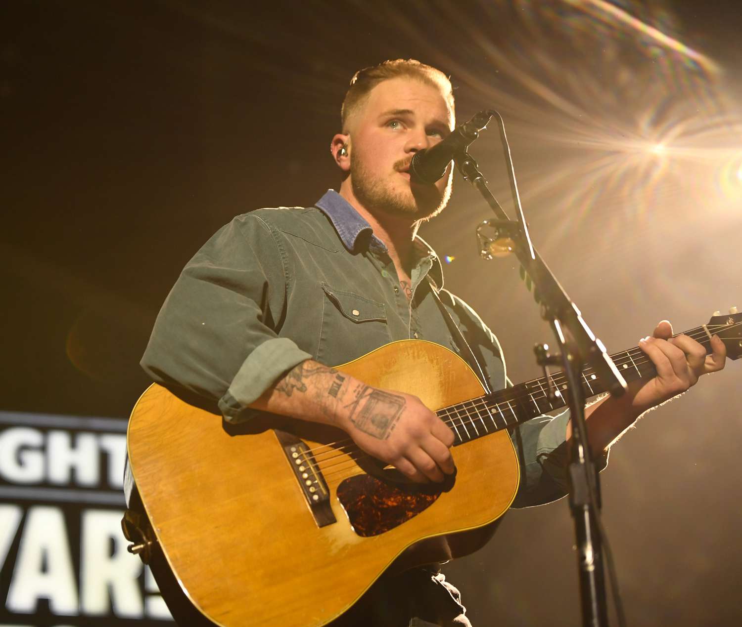 Zach Bryan performs at The Chelsea at The Cosmopolitan of Las Vegas on February 09, 2024 in Las Vegas, Nevada.