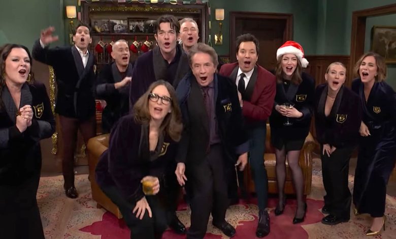 Martin Short Gets Inducted into SNL's Five-Timers Club with Help from Star-Studded Group of Friends: Watch