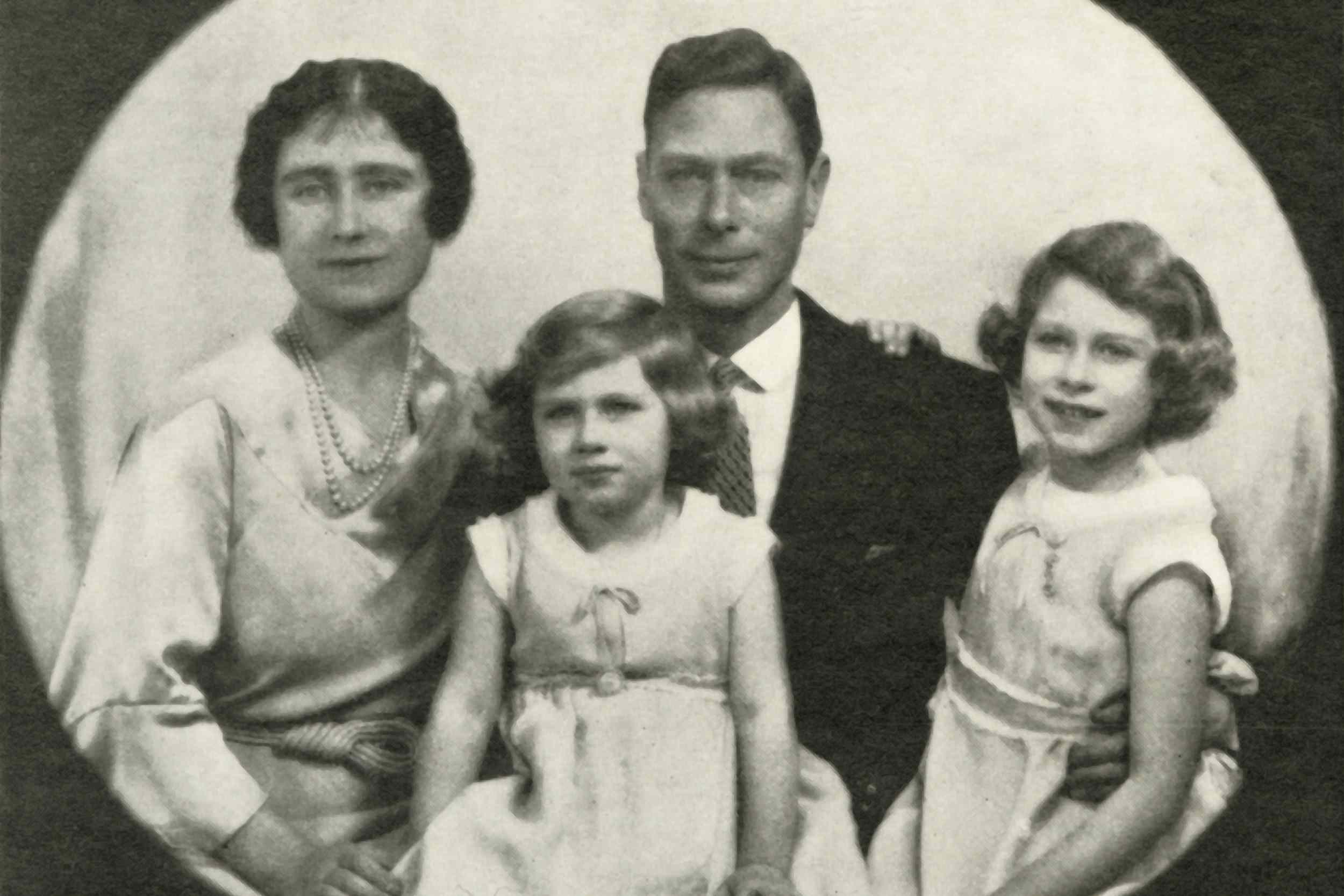 A Family Group, circa 1933. The Duke of York (1920-1936) became King George VI on 11 December 1936.