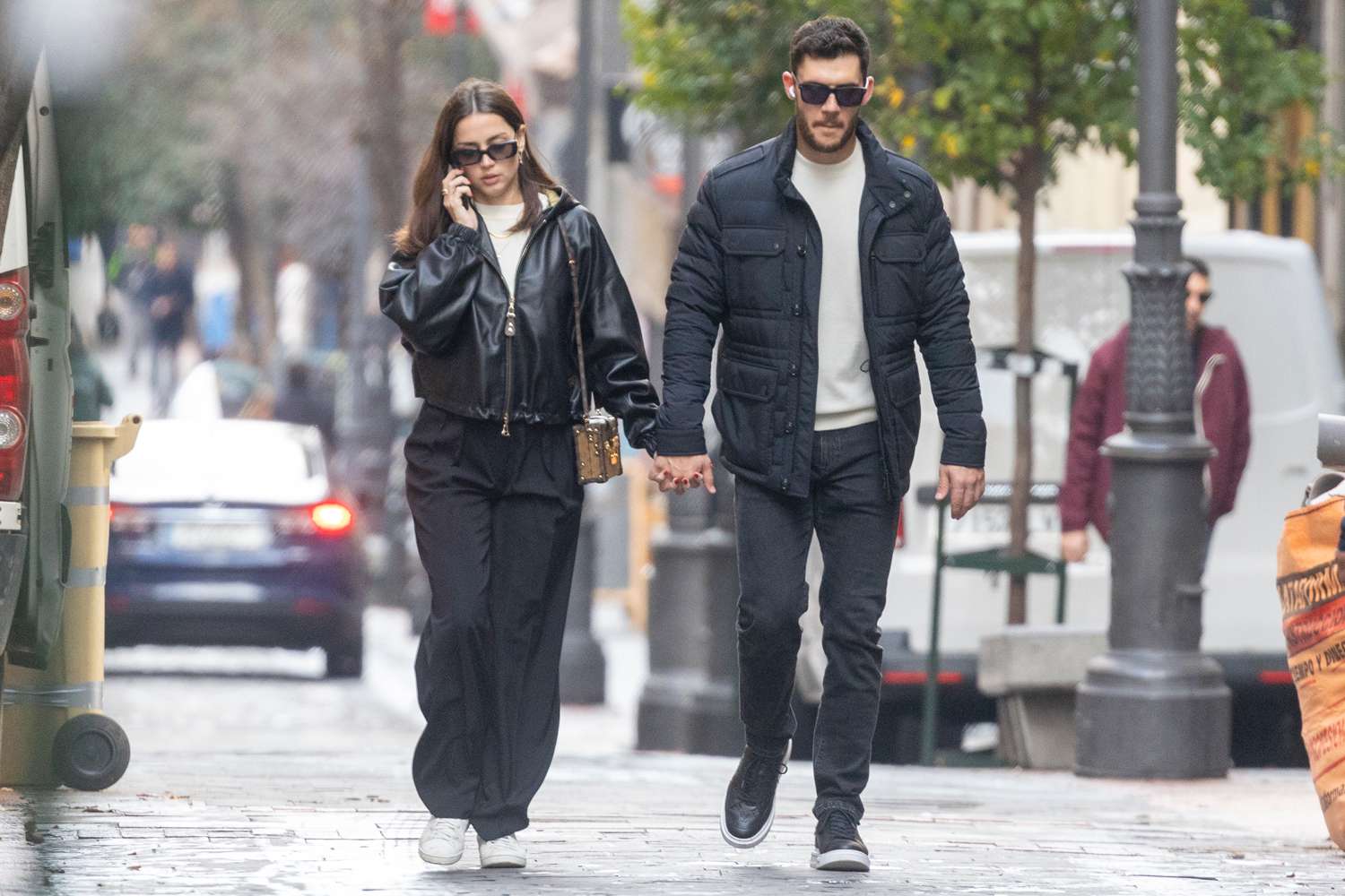 Ana de Armas and her new boyfriend Manuel Anido Cuesta spotted in Madrid on 02 December 2024.