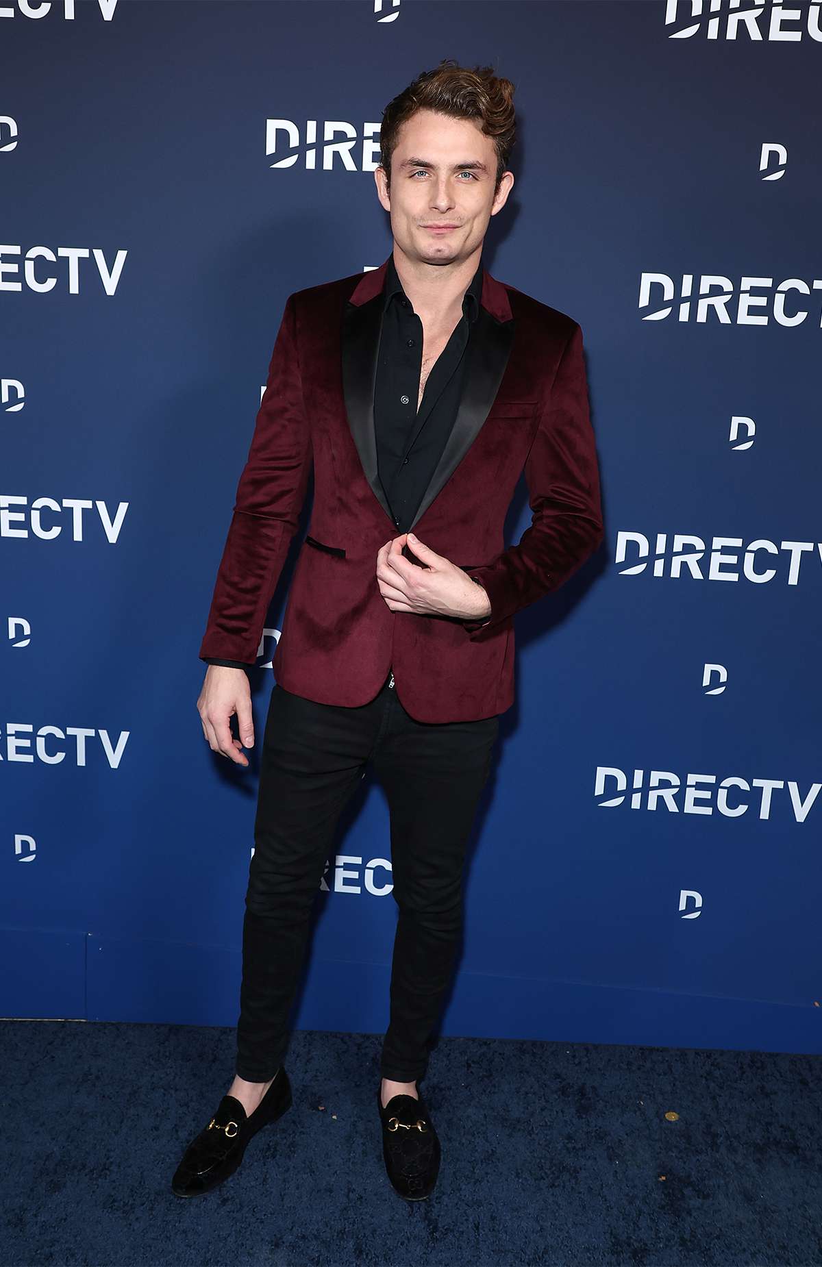 James Kennedy at DirecTV's Christmas at Kathy's at the Hiltons' private residence on December 10, 2024 in Los Angeles, California.