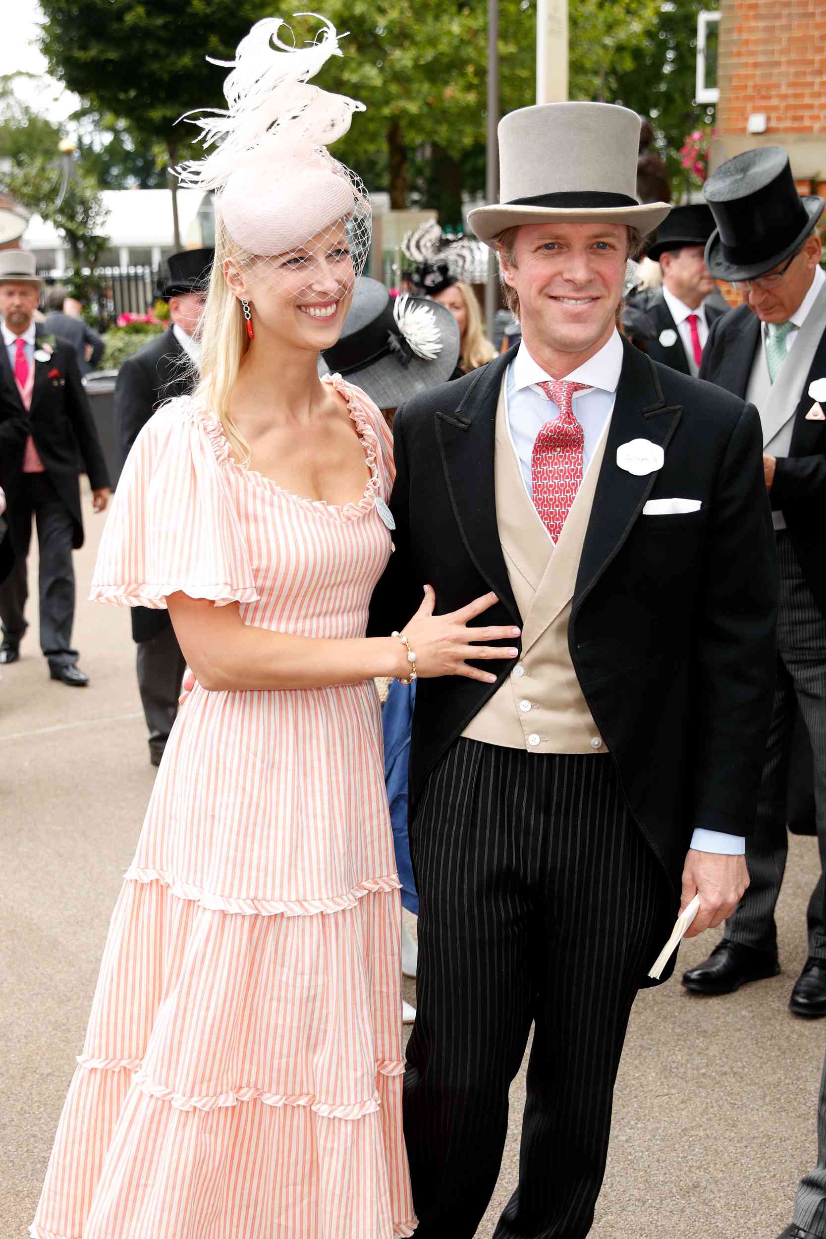 Lady Gabriella Windsor and Thomas Kingston attend day three, Ladies Day, of Royal Ascot at Ascot Racecourse