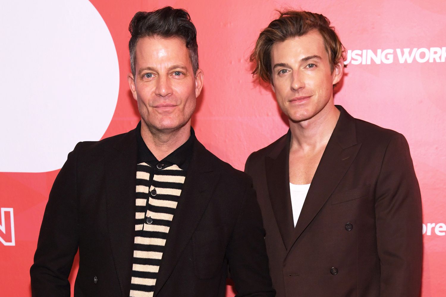 Nate Berkus and Jeremiah Brent attend the Housing Works' 2023 Design on a Dime at Metropolitan Pavilion on April 20, 2023 in New York City.