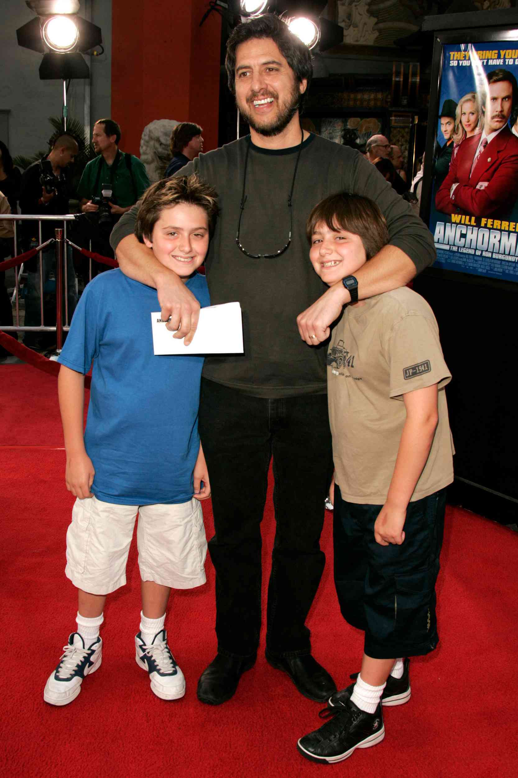 Ray Romano and kids.