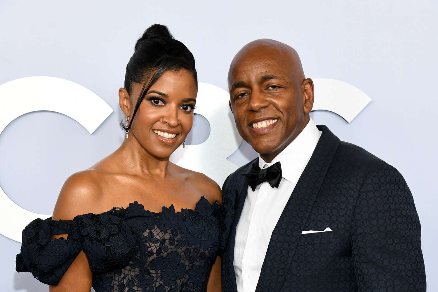 Renee Elise Goldsberry and Alexis Johnson at the 77th Annual Tony Awards held at the David H. Koch Theater at Lincoln Center on June 16, 2024 in New York Cit