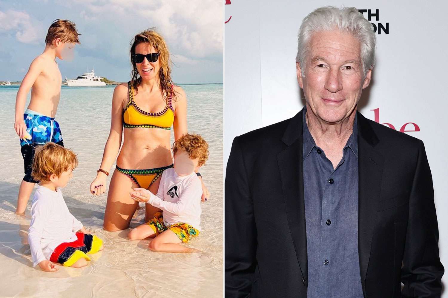 Richard Gere's Wife Alejandra Poses with Her Three Sons on Mother's Day Getaway in Rare Photo. https://www.instagram.com/p/CsOLVLAuZLx/. Alejandra Gere/Instagram; NEW YORK, NEW YORK - JANUARY 17: Richard Gere attends a special screening of "Maybe I Do" hosted by Fifth Season and Vertical at Crosby Street Hotel on January 17, 2023 in New York City. (Photo by Jamie McCarthy/Getty Images)