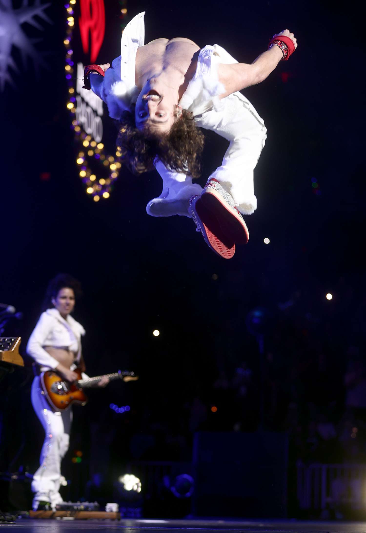 Benson Boone performs during iHeartRadio Y100's Jingle Ball 2024 Presented By Capital One 