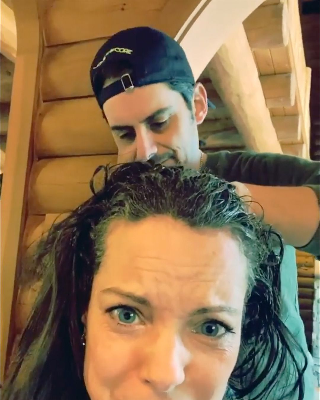 Brad Paisley dyed his wife's hair