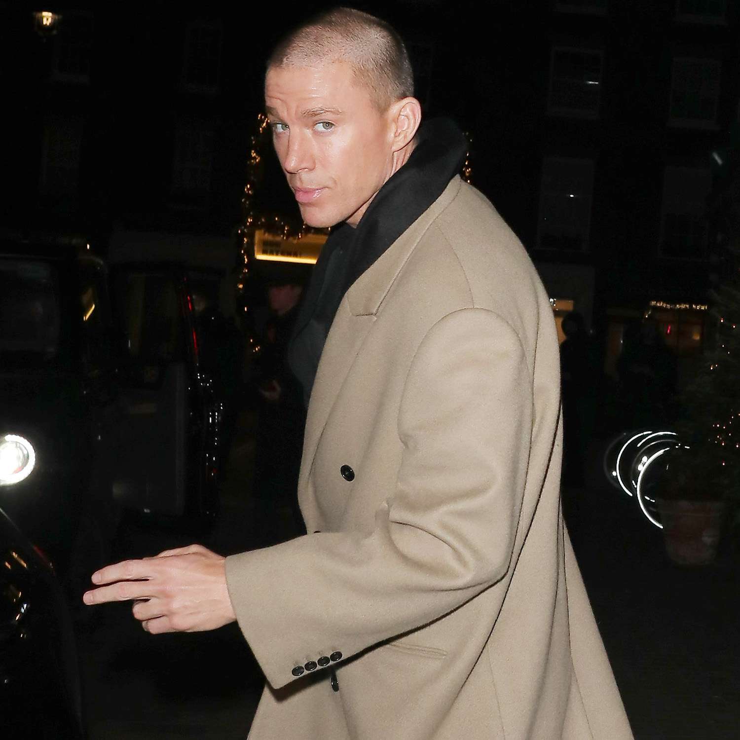 Channing Tatum enjoys a night out at the Chiltern Firehouse in London