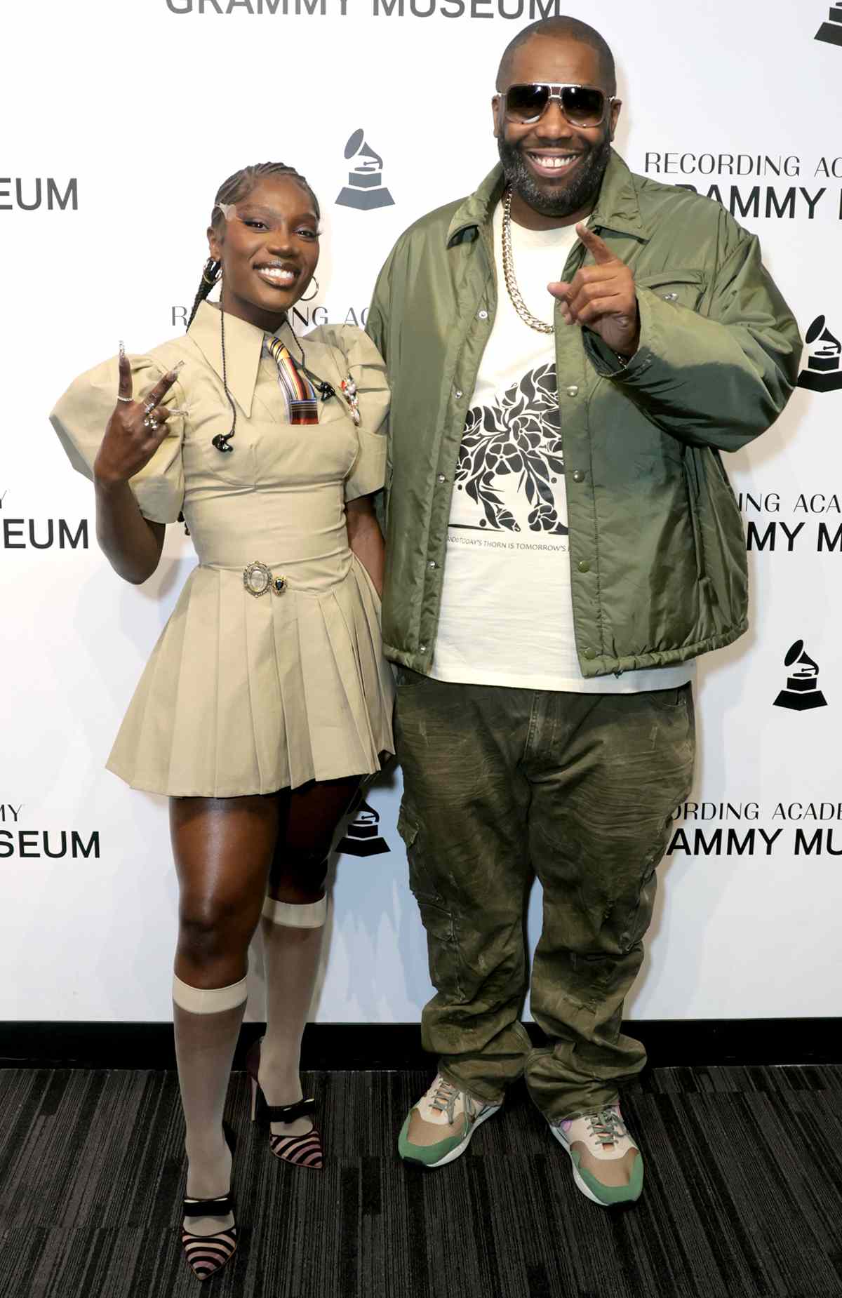 Doechii and Killer Mike attend Spotlight: Doechii at GRAMMY Museum L.A. Live