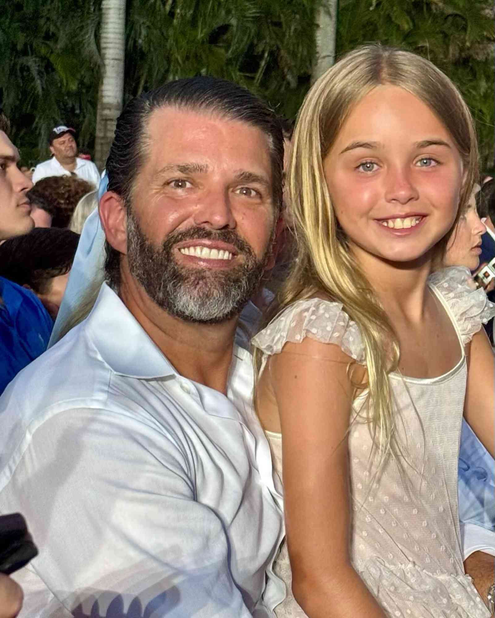 Donald Trump Jr. and his daughter Chloe.