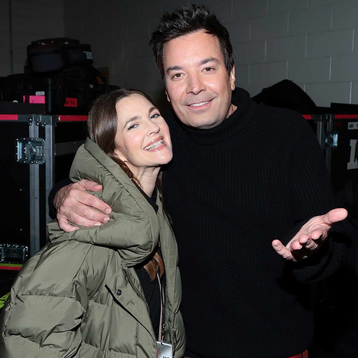 Drew Barrymore and Jimmy Fallon attend iHeartRadio z100's Jingle Ball