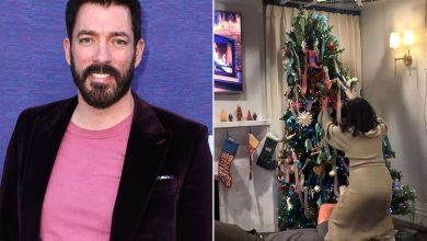 Drew Scott’s Christmas Tree Almost ‘Collapsed’ With Him Under It, But His Wife Linda 'Saved My Life': WATCH