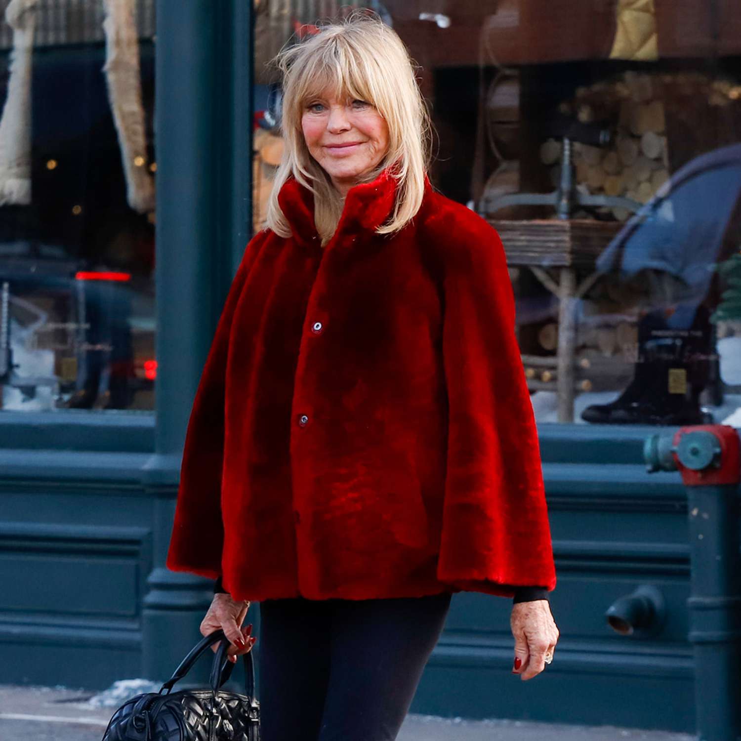 Goldie Hawn is seen on December 22, 2024 in Aspen, Colorado