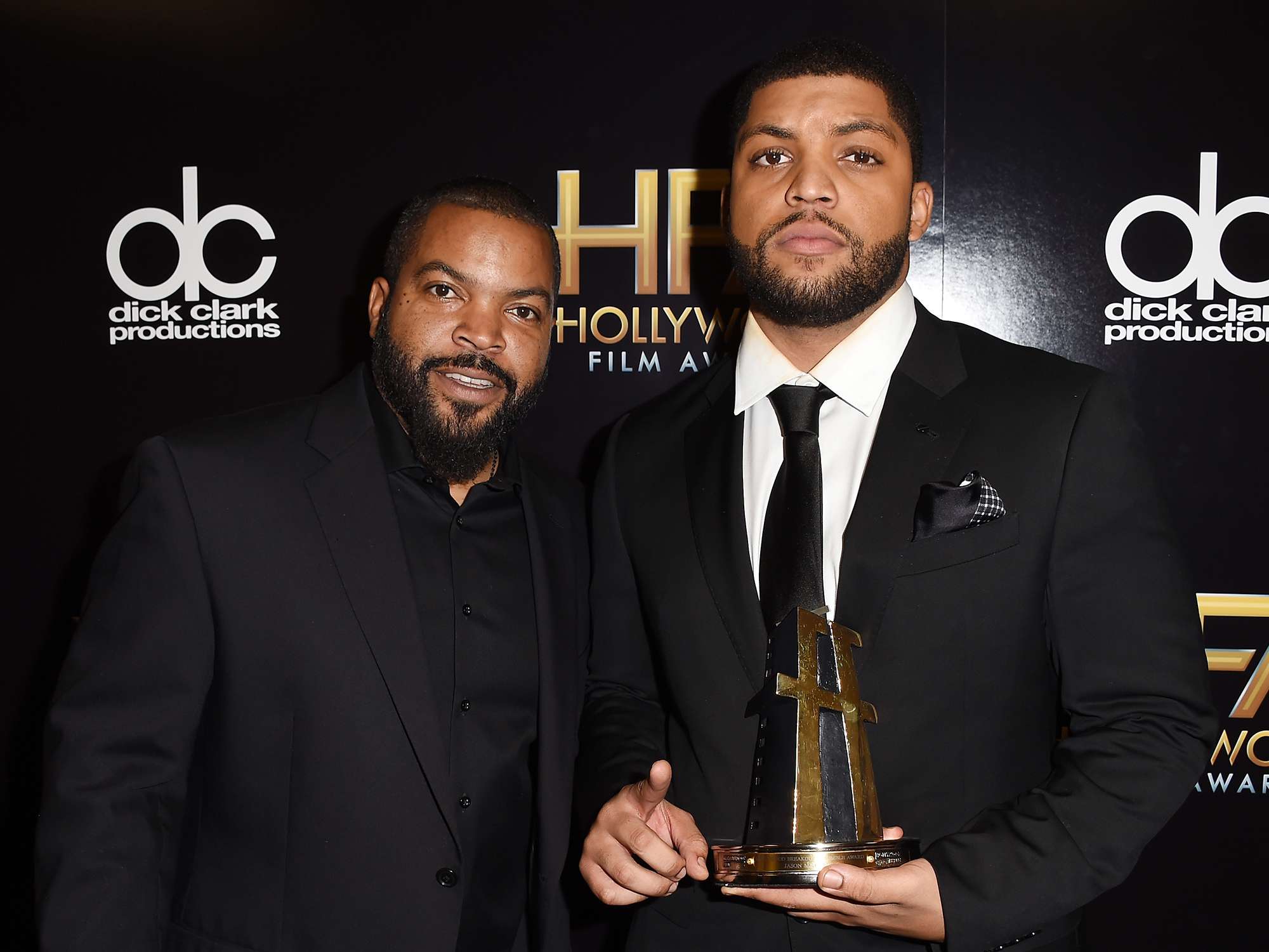 Ice Cube and O'Shea Jackson Jr.