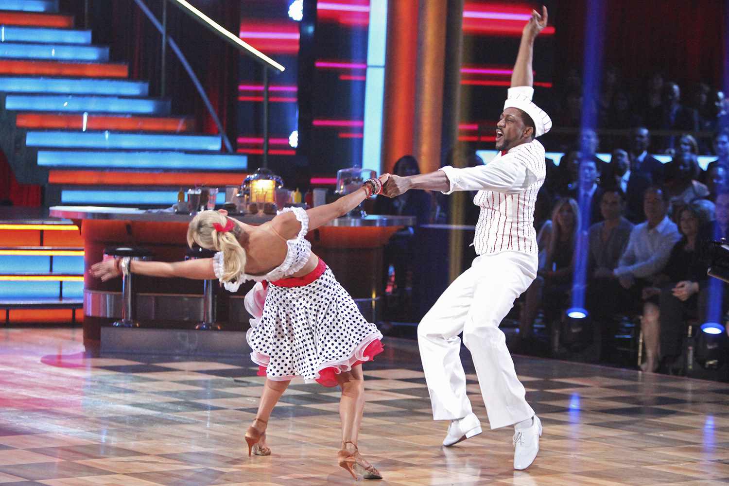 Kym Johnson and Jaleel compete on Dancing with the Stars 