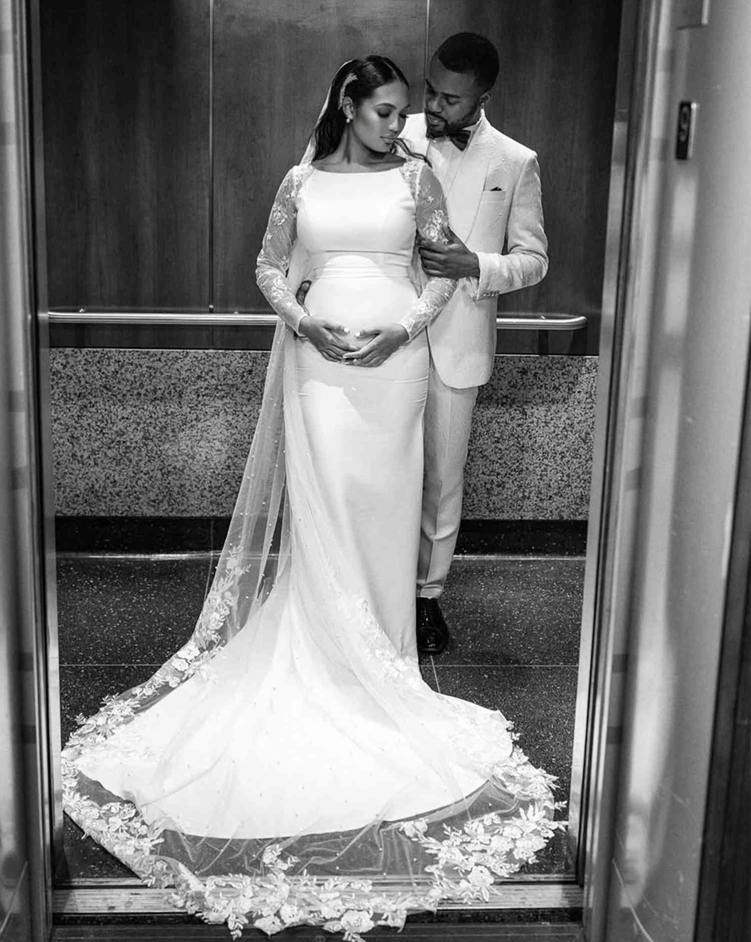 RHOA star Falynn Pina marries Jaylan Banks, reveals pregnancy